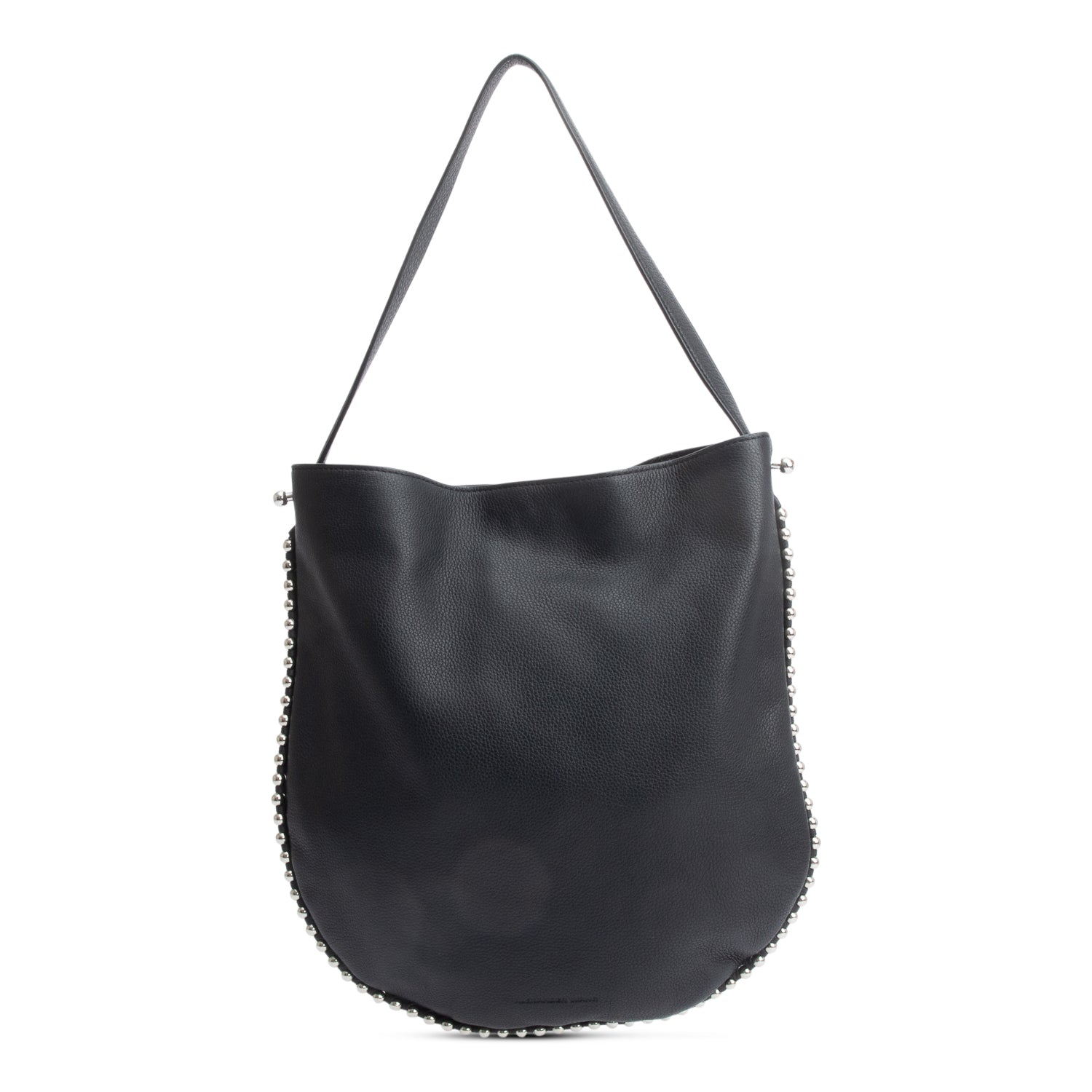 Alexander Wang Black Calfskin Leather Roxy Shoulder Bag w/ Pouch