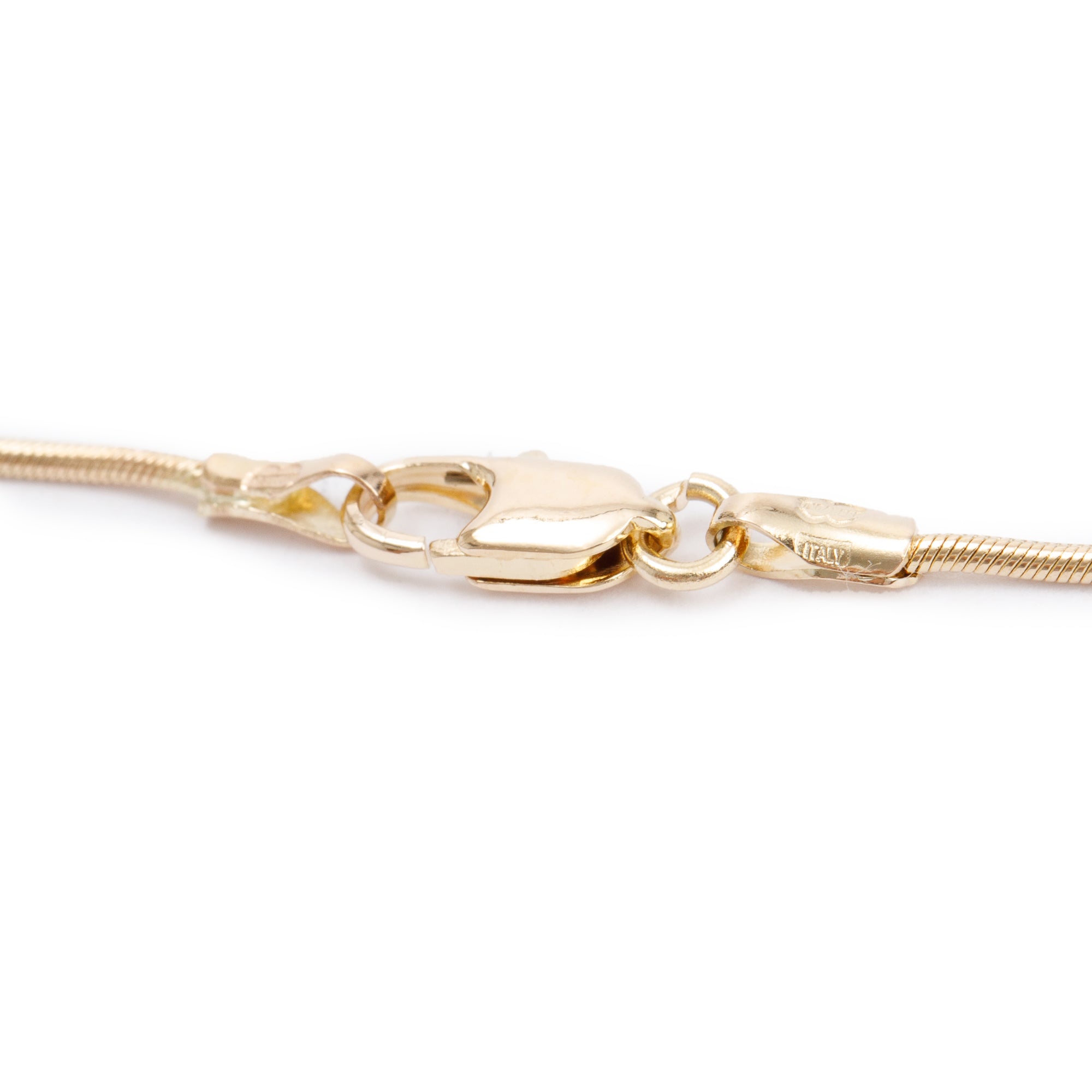 Antique 14k Yellow Gold Three Stone Diamond Drop Pendant Necklace