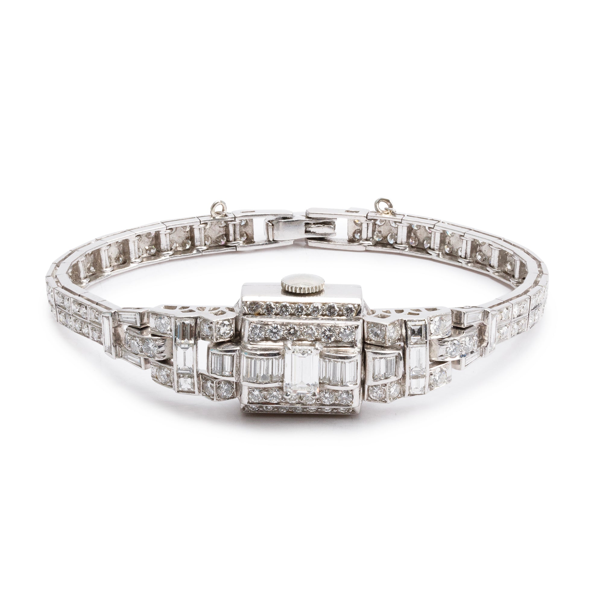 Antique Platinum & Diamond Watch