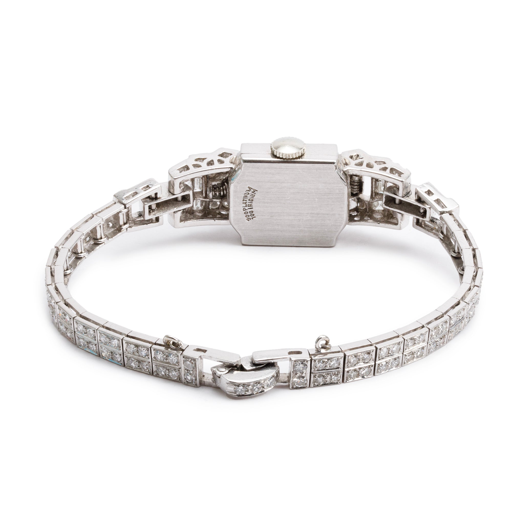 Antique Platinum & Diamond Watch