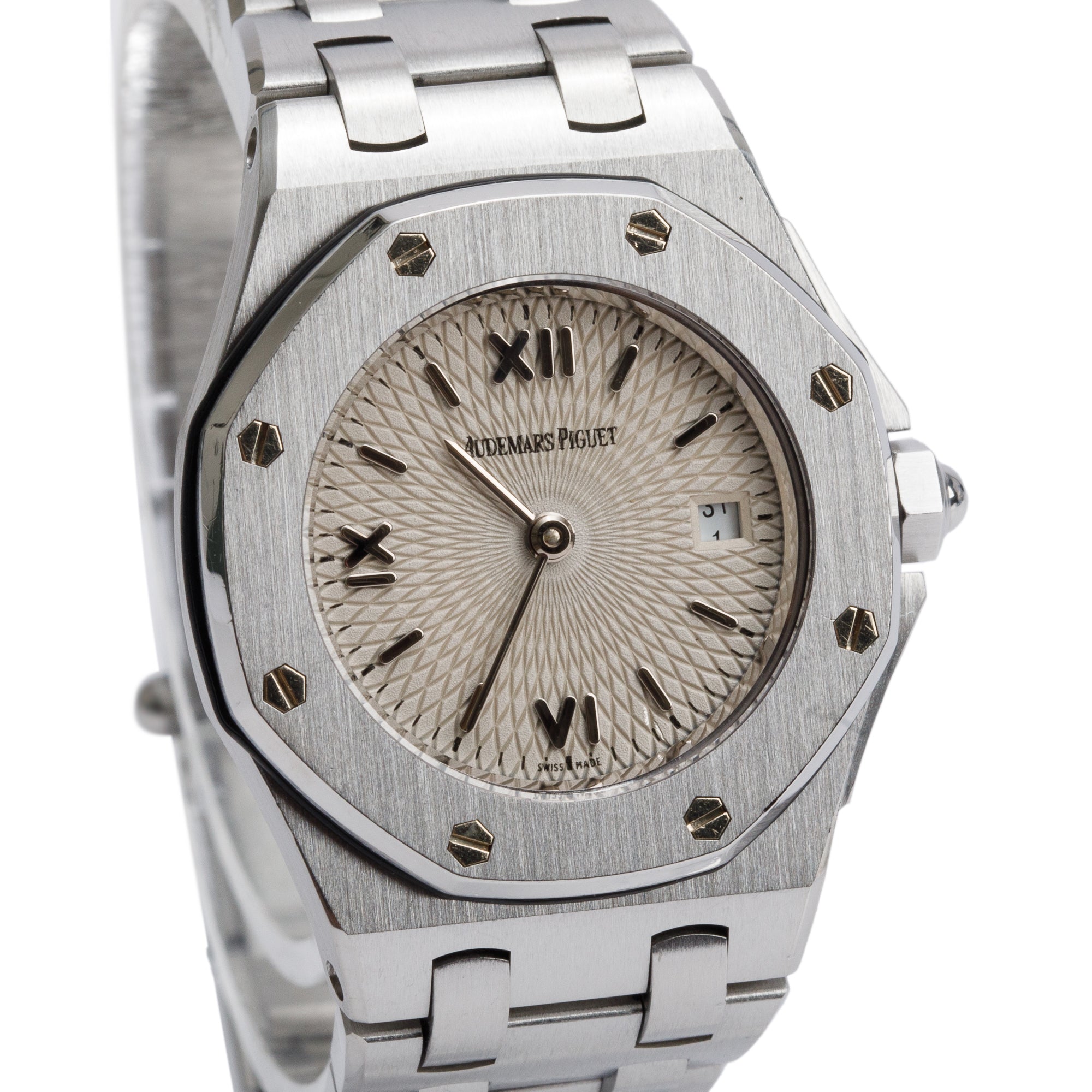 Audemars Piguet Stainless Steel Royal Oak 27 MM Quartz Watch 67150ST w/ Box & Papers