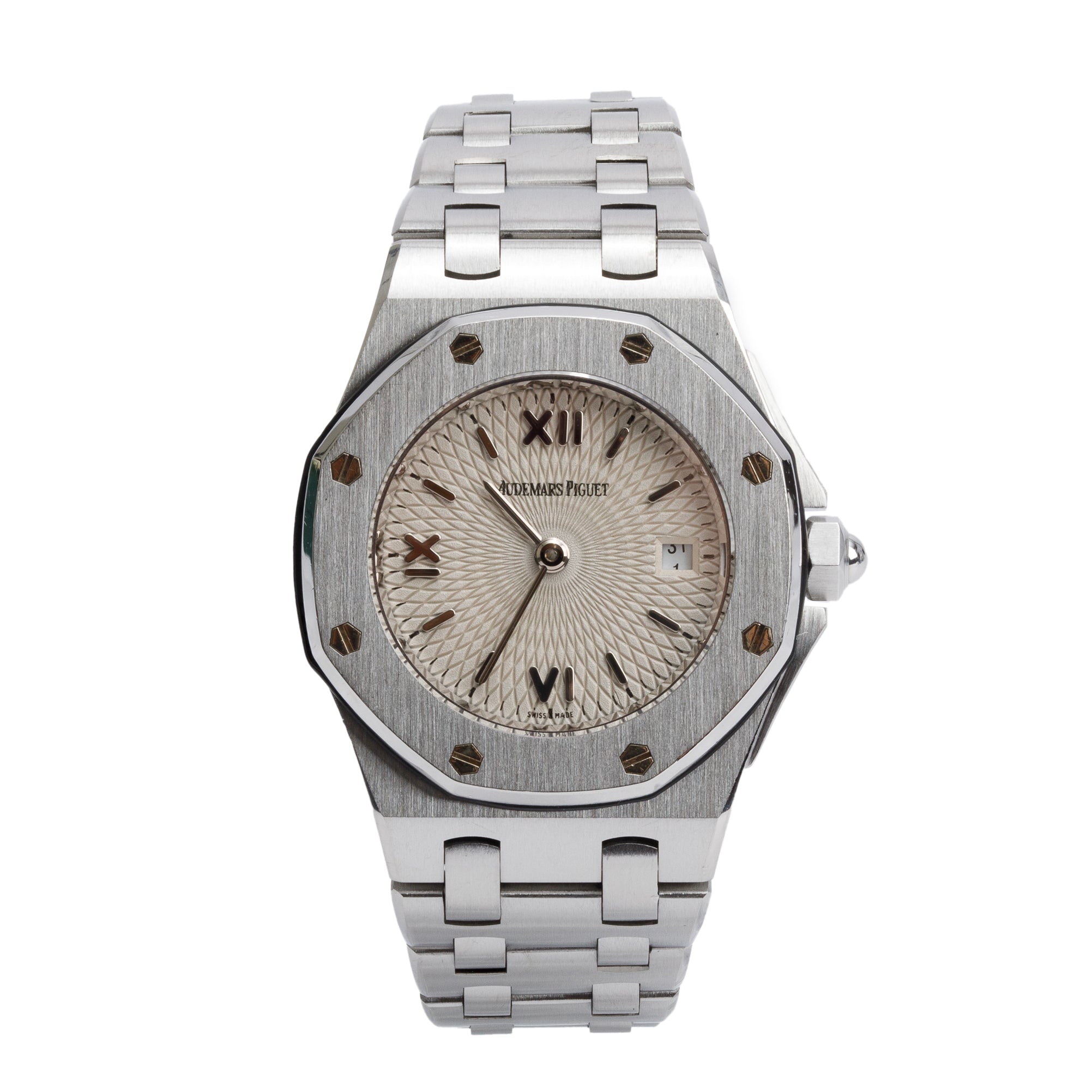 Audemars Piguet Stainless Steel Royal Oak 27 MM Quartz Watch 67150ST w/ Box & Papers