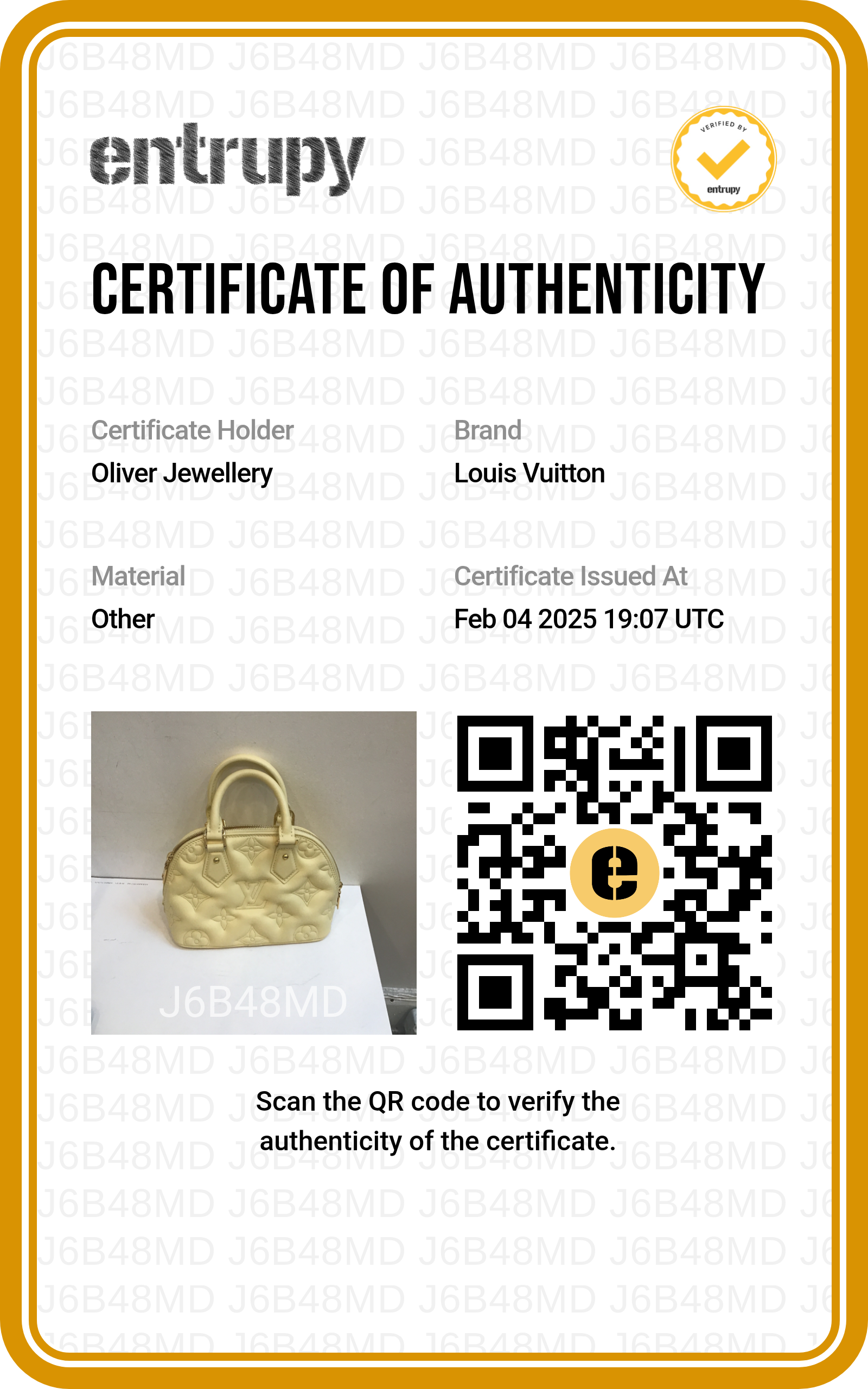 Louis Vuitton Yellow Bubblegram Embossed Leather Alma BB