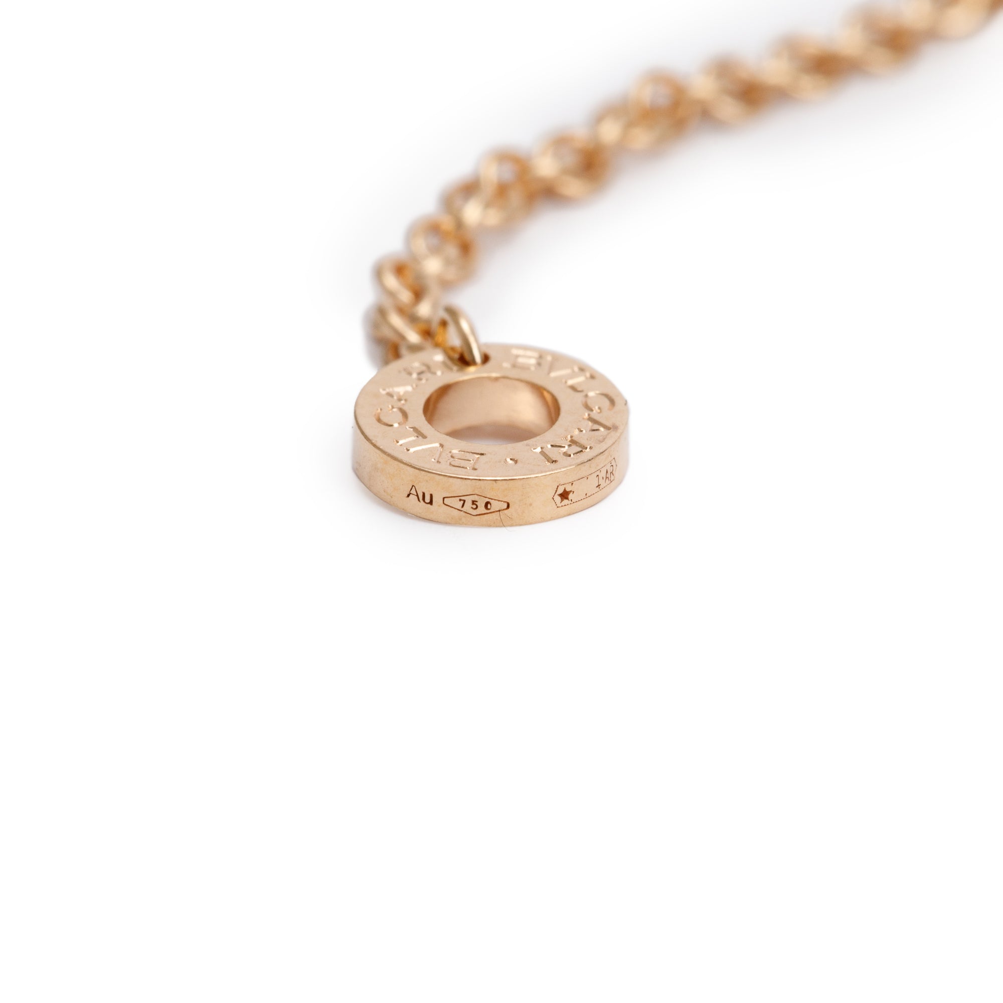 BVLGARI 18k Rose Gold Chain Necklace