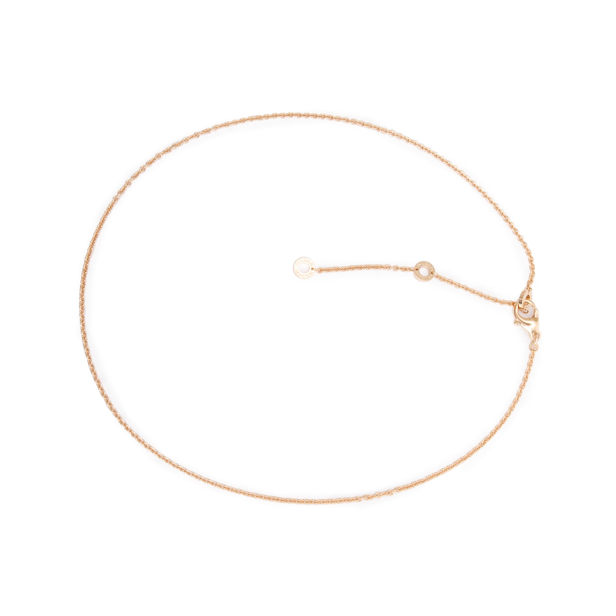 BVLGARI 18k Rose Gold Chain Necklace