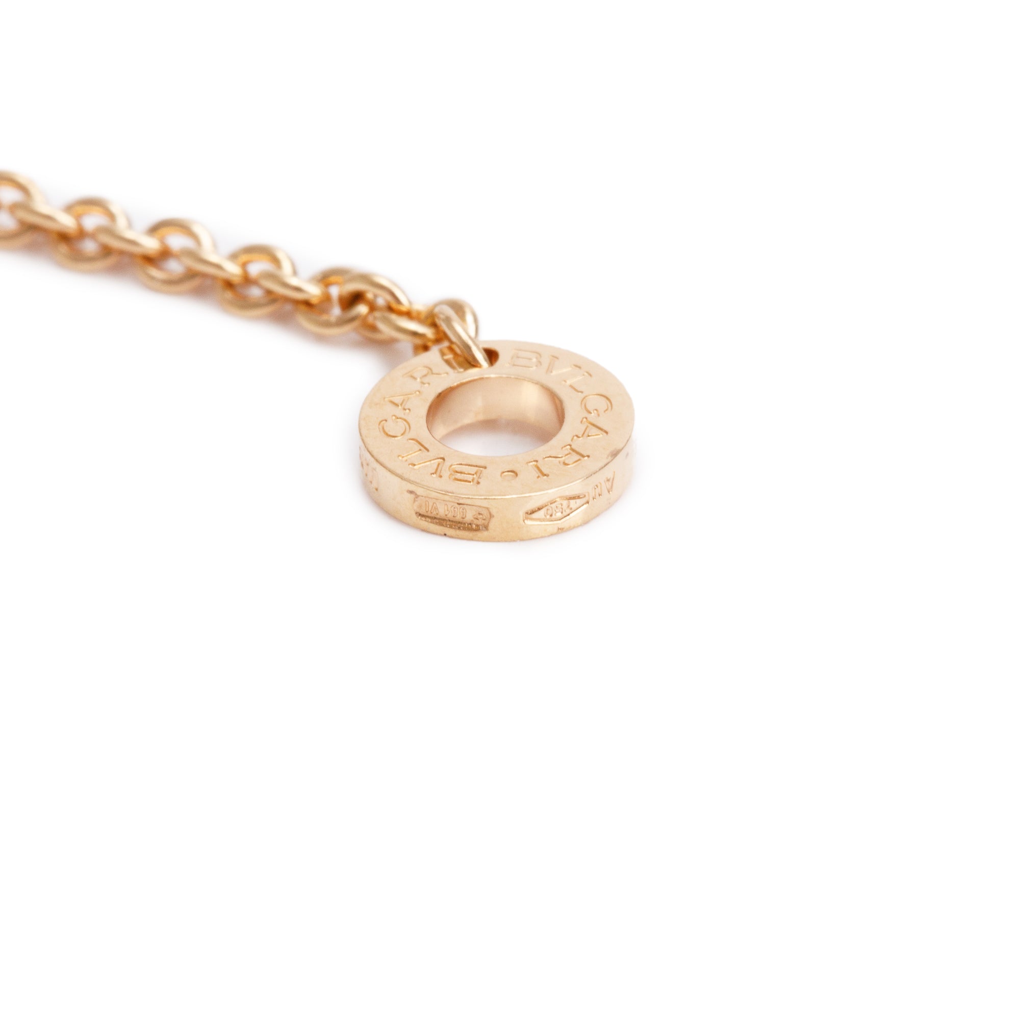 BVLGARI 18k Rose Gold Diva's Dream Diamond Flower Pendant Necklace