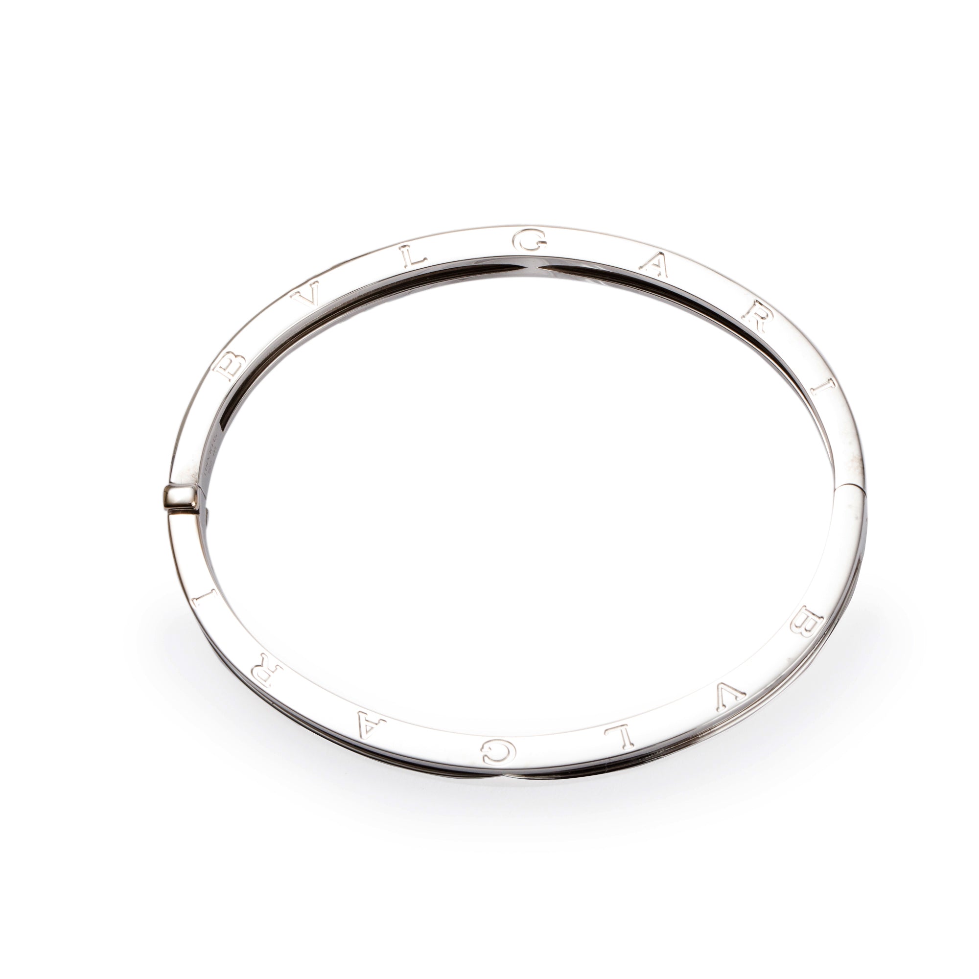 BVLGARI 18k White Gold B.Zero1 Bracelet w/ Box