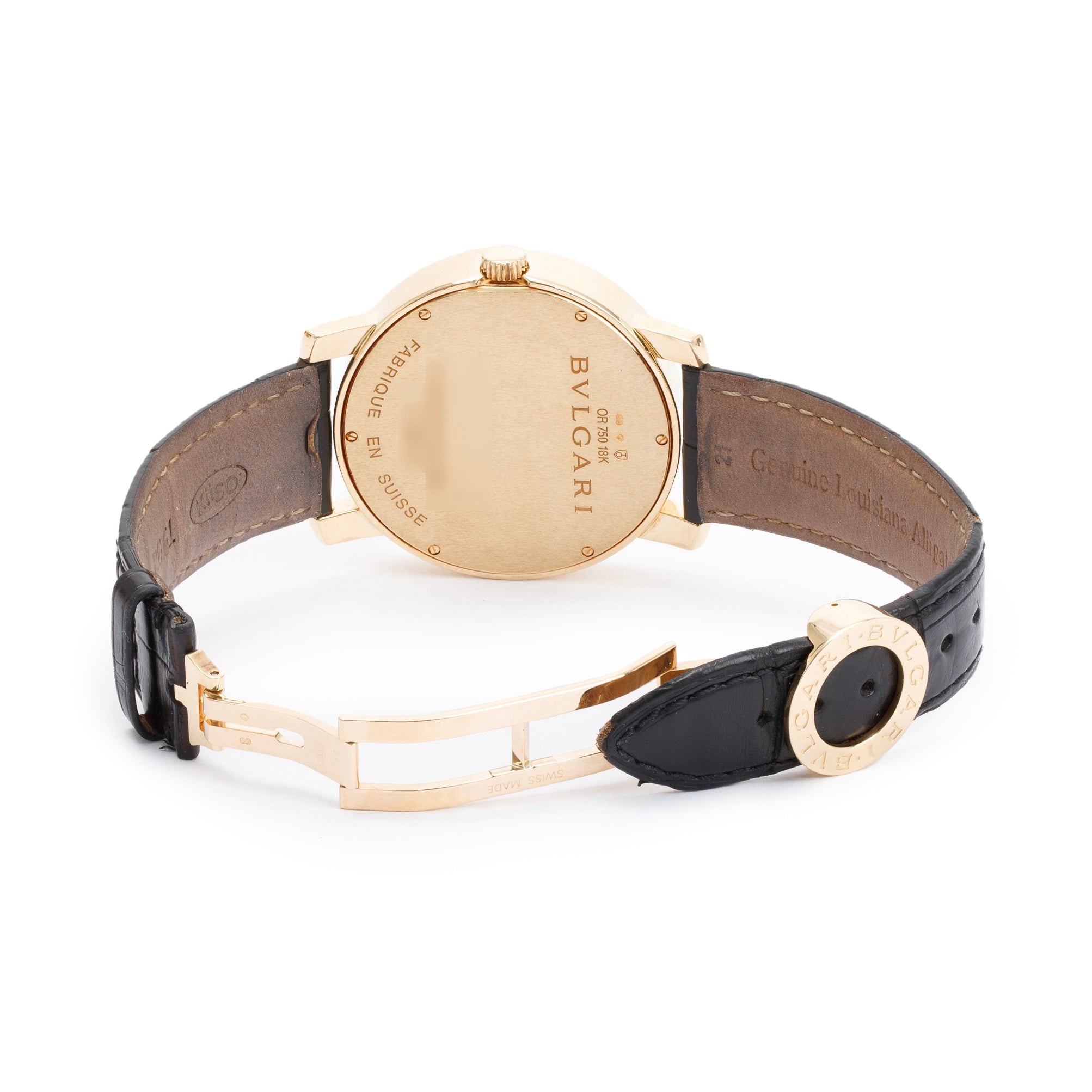 BVLGARI 18k Yellow Gold 42 MM Automatic Watch