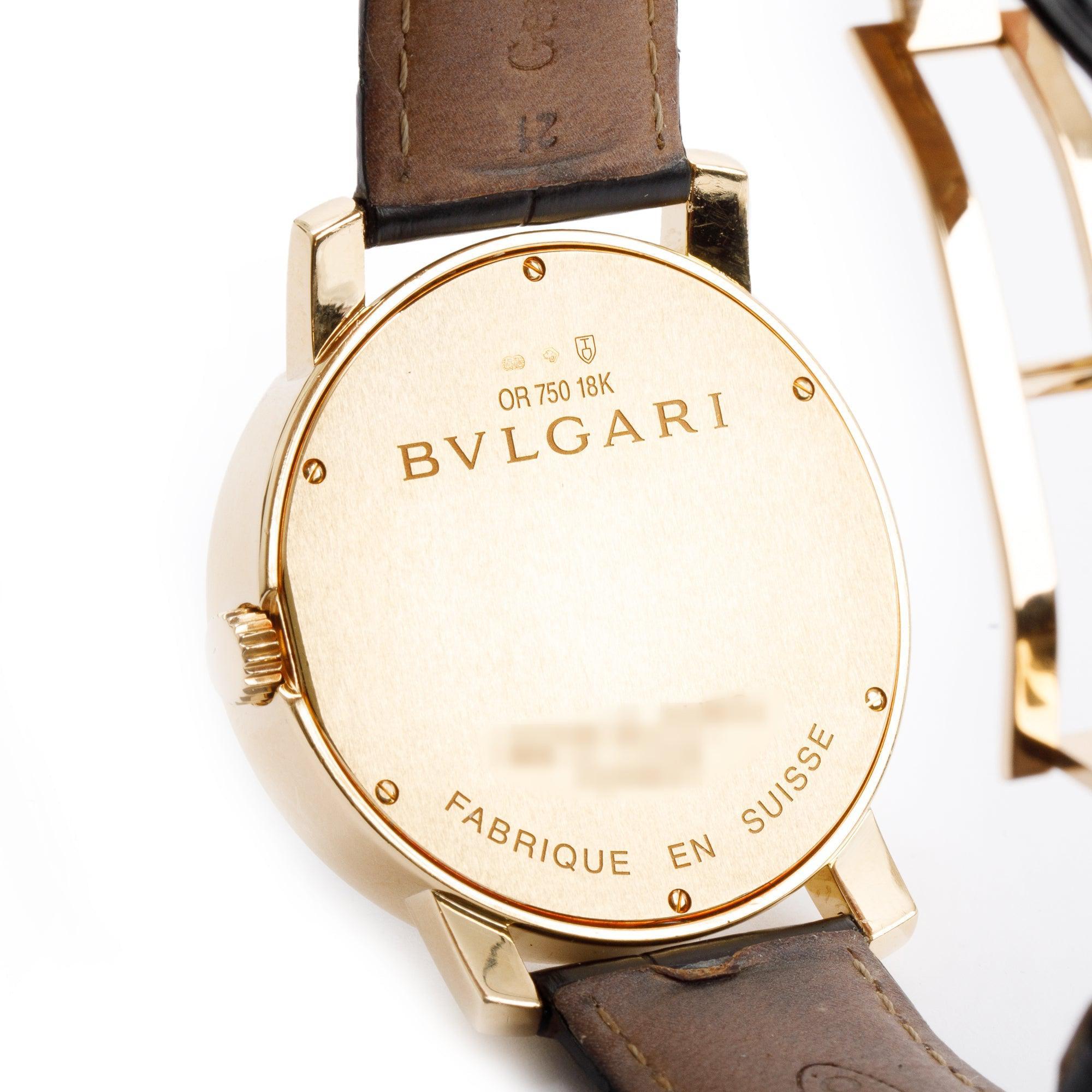 BVLGARI 18k Yellow Gold 42 MM Automatic Watch