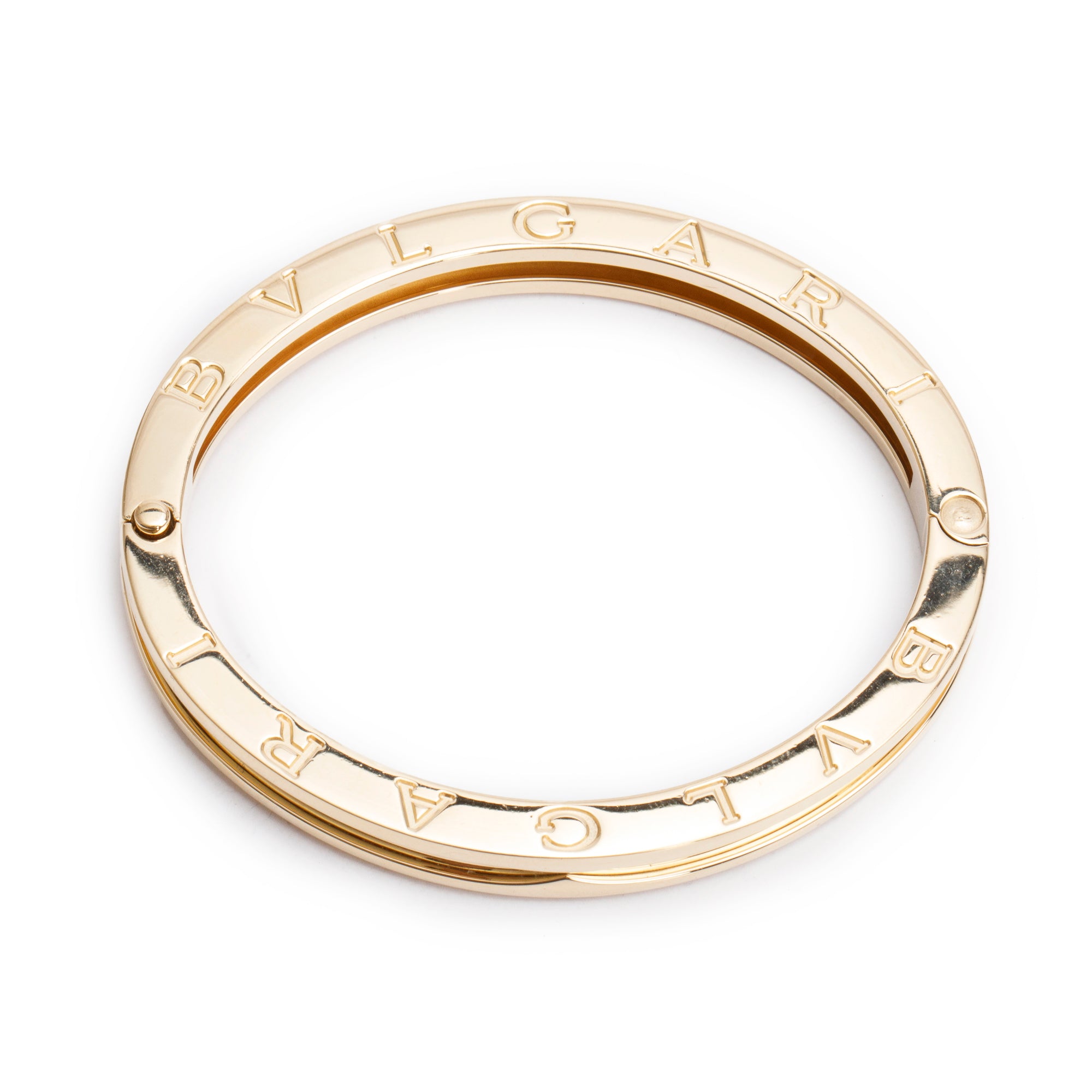 BVLGARI 18k Yellow Gold B.Zero1 Bracelet