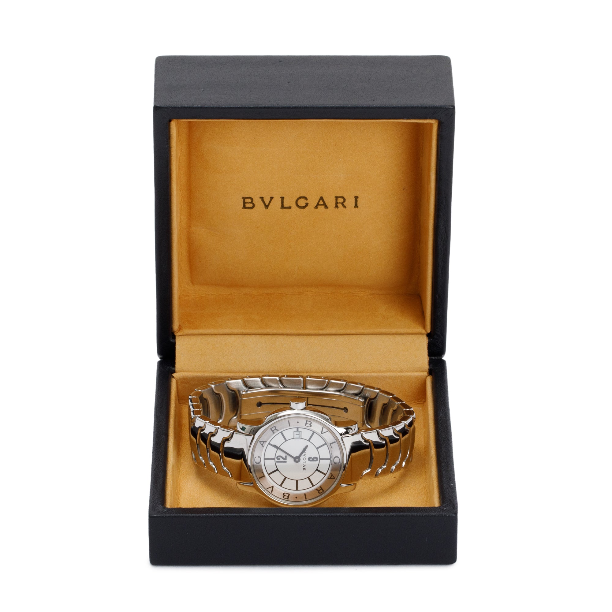 BVLGARI Stainless Steel Solotempo 29 MM Watch w/ Box