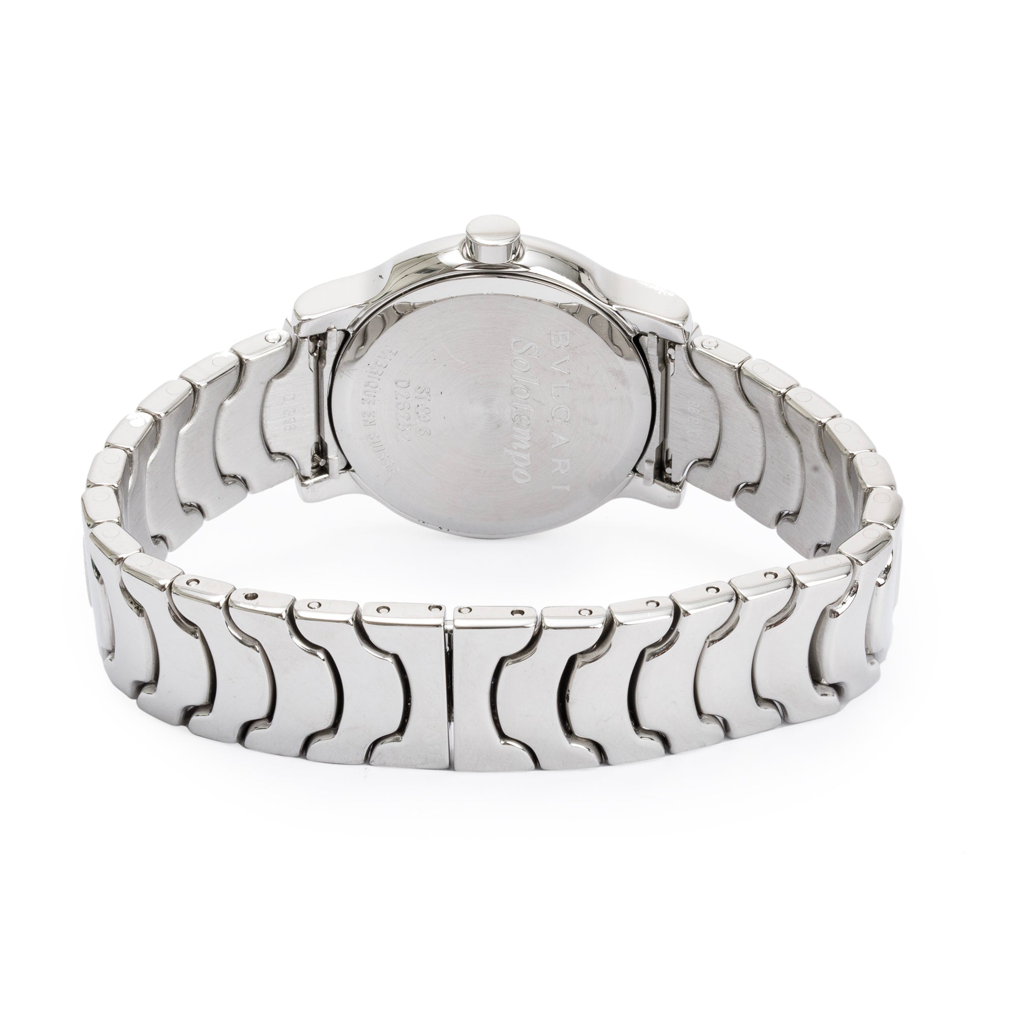 BVLGARI Stainless Steel Solotempo 29 MM Watch w/ Box