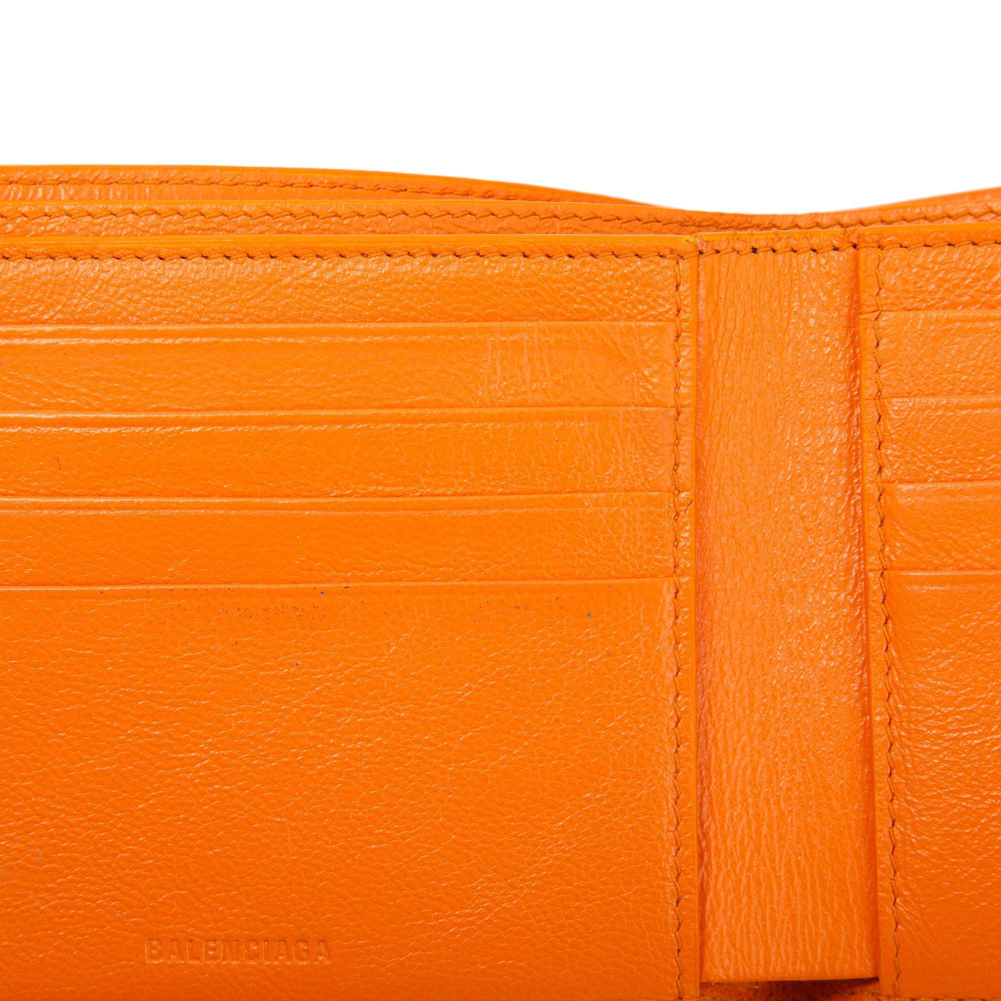 Balenciaga 2022 Cash Square Bifold Wallet w/ Box & Receipt