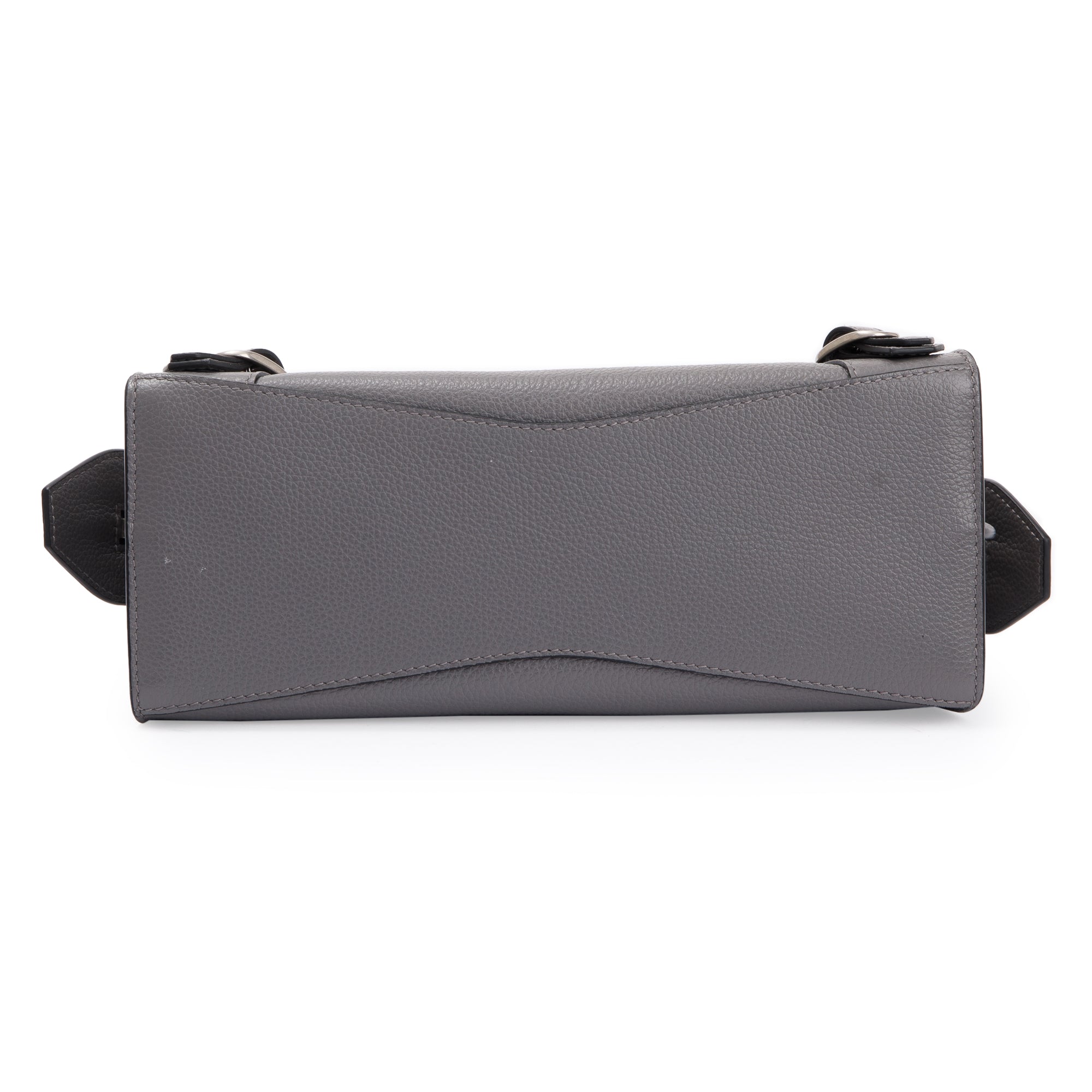 Balenciaga 2022 Grey Calfskin Leather Neo Classic XS City Bag w/ Strap & Receipt