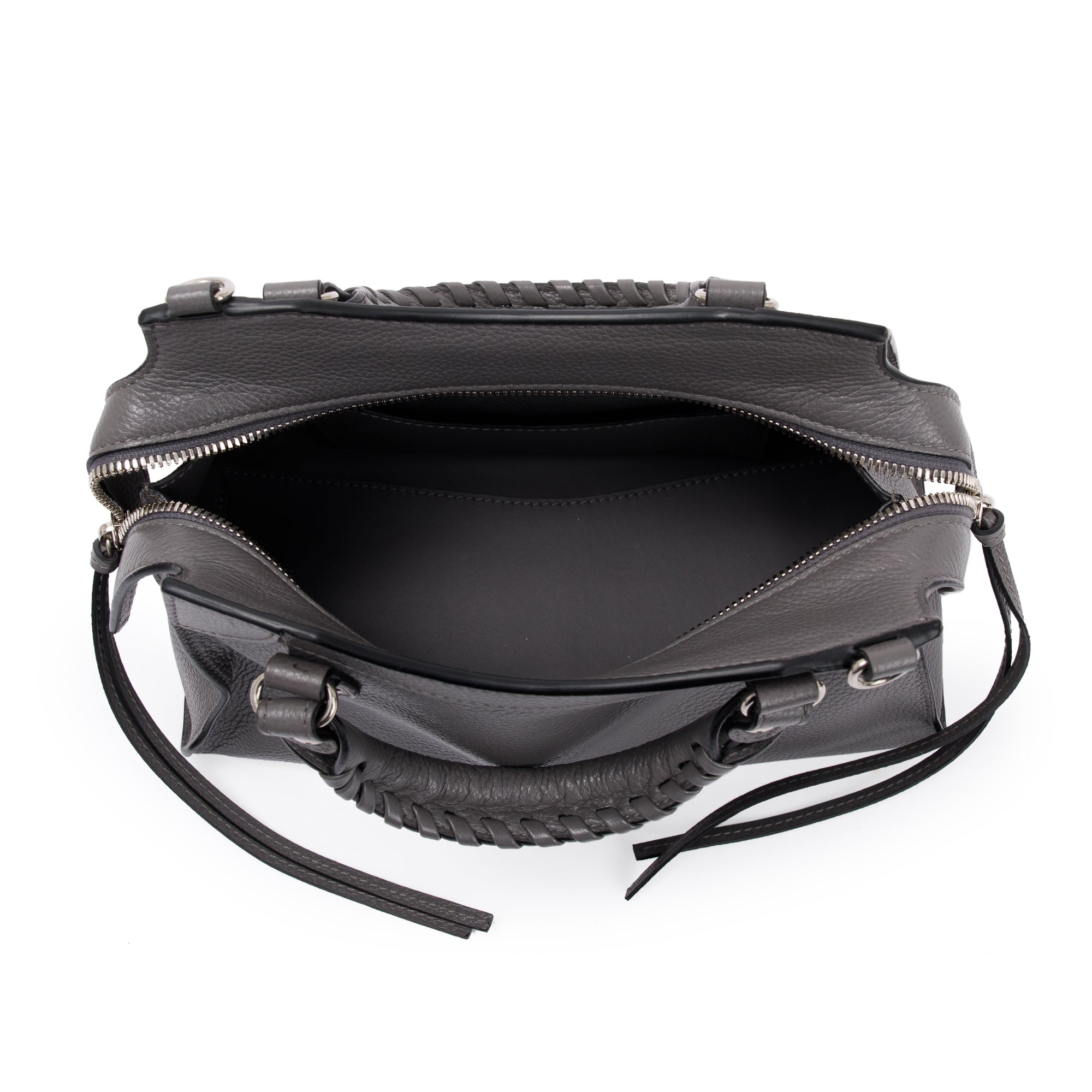 Balenciaga 2022 Grey Calfskin Leather Neo Classic XS City Bag w/ Strap & Receipt