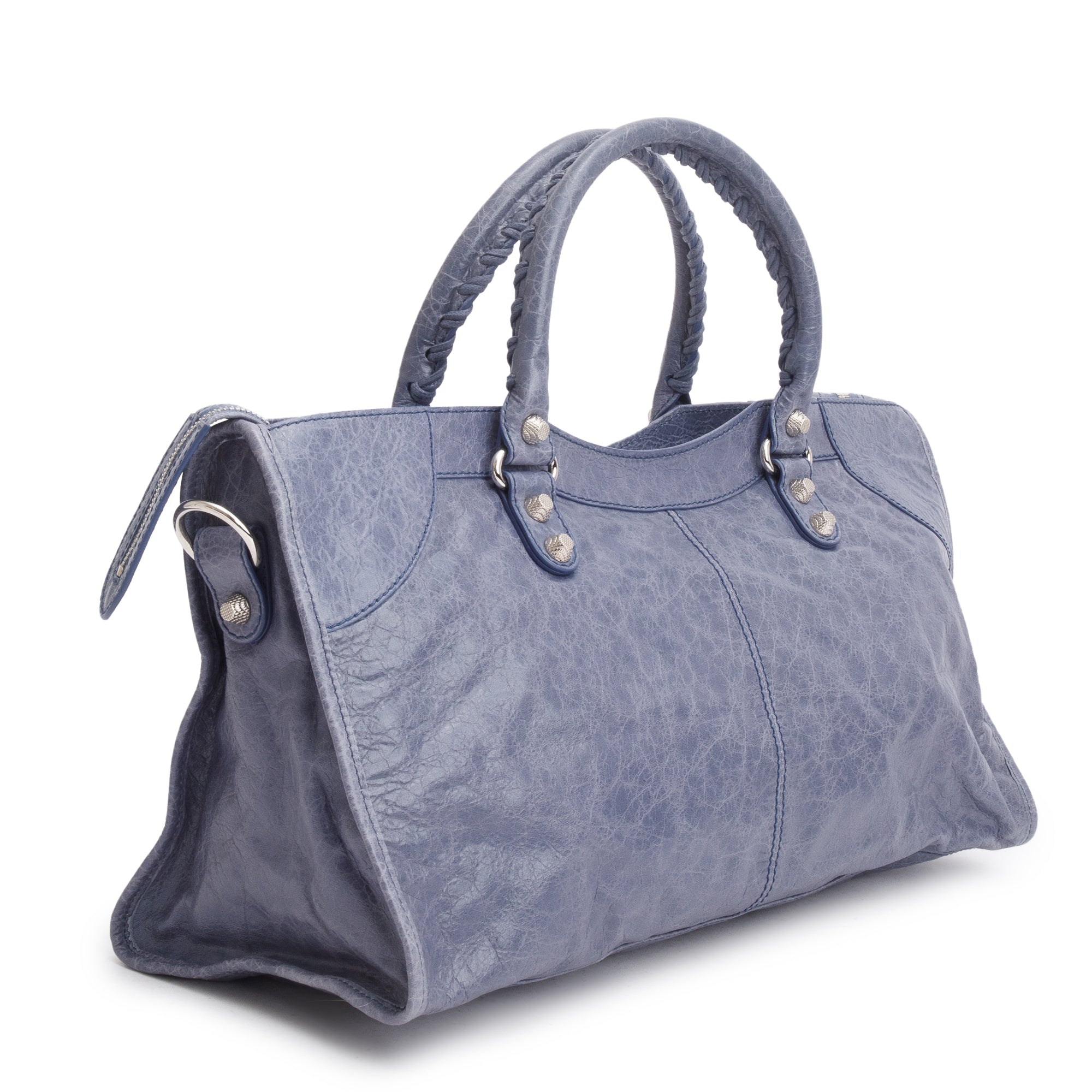 Balenciaga Ardoise Agneau Leather Giant 12 Part Time Bag