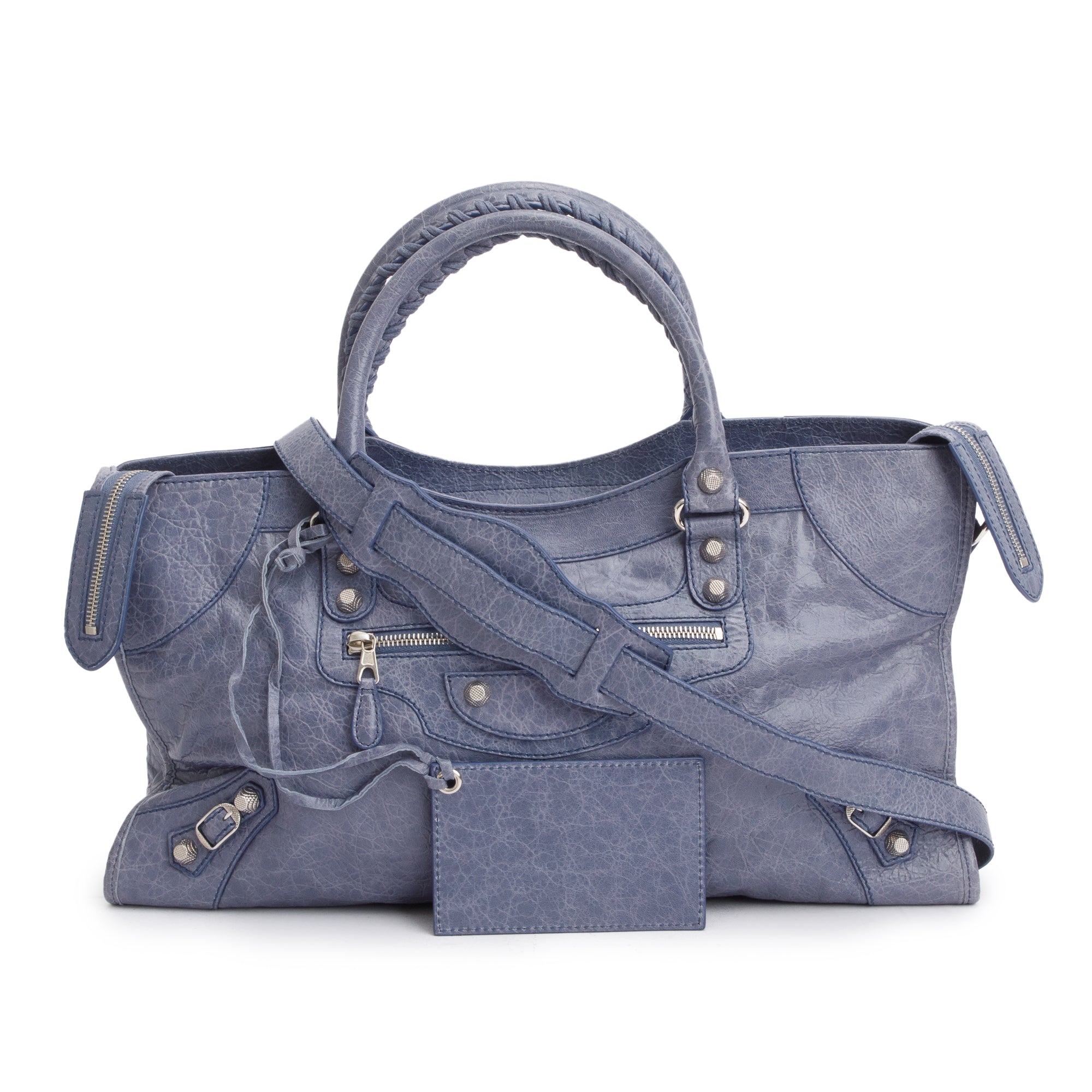 Balenciaga Ardoise Agneau Leather Giant 12 Part Time Bag