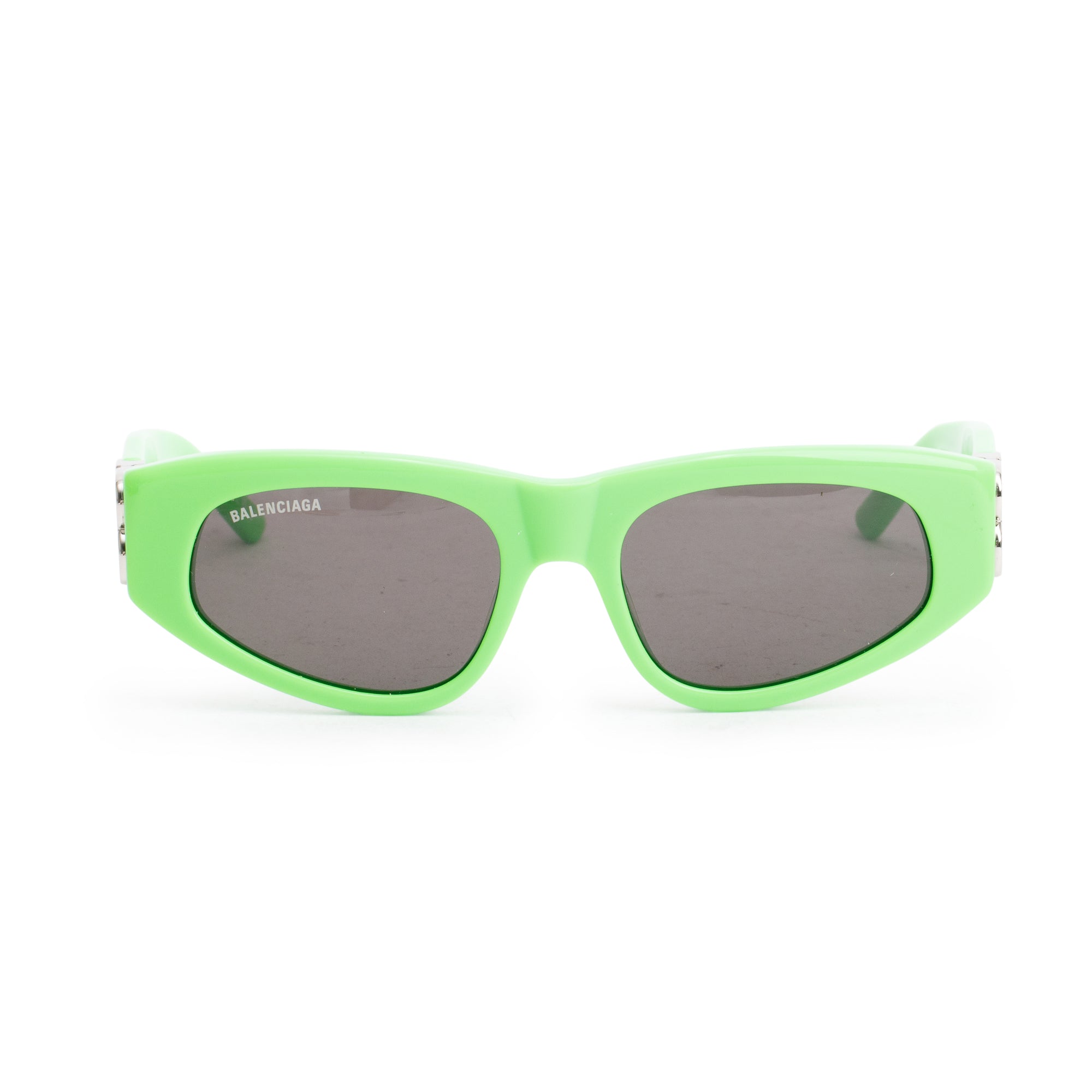 Balenciaga BB0095S Green Acetate Dynasty D-Frame Sunglasses