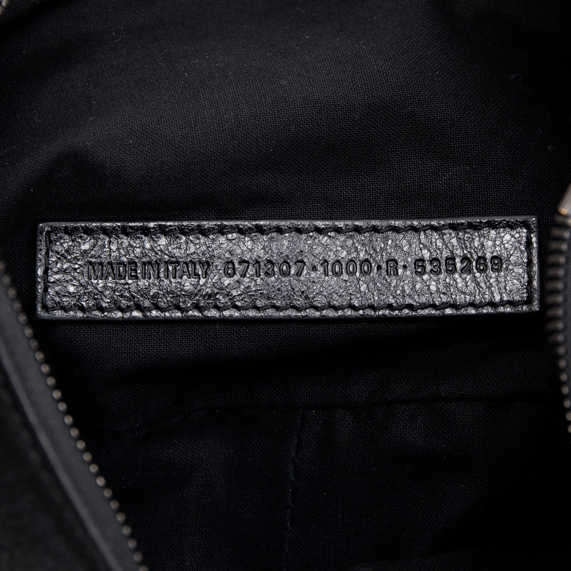 Balenciaga Black Arena Leather Le Cagole Small Shoulder Bag W/O Pouch