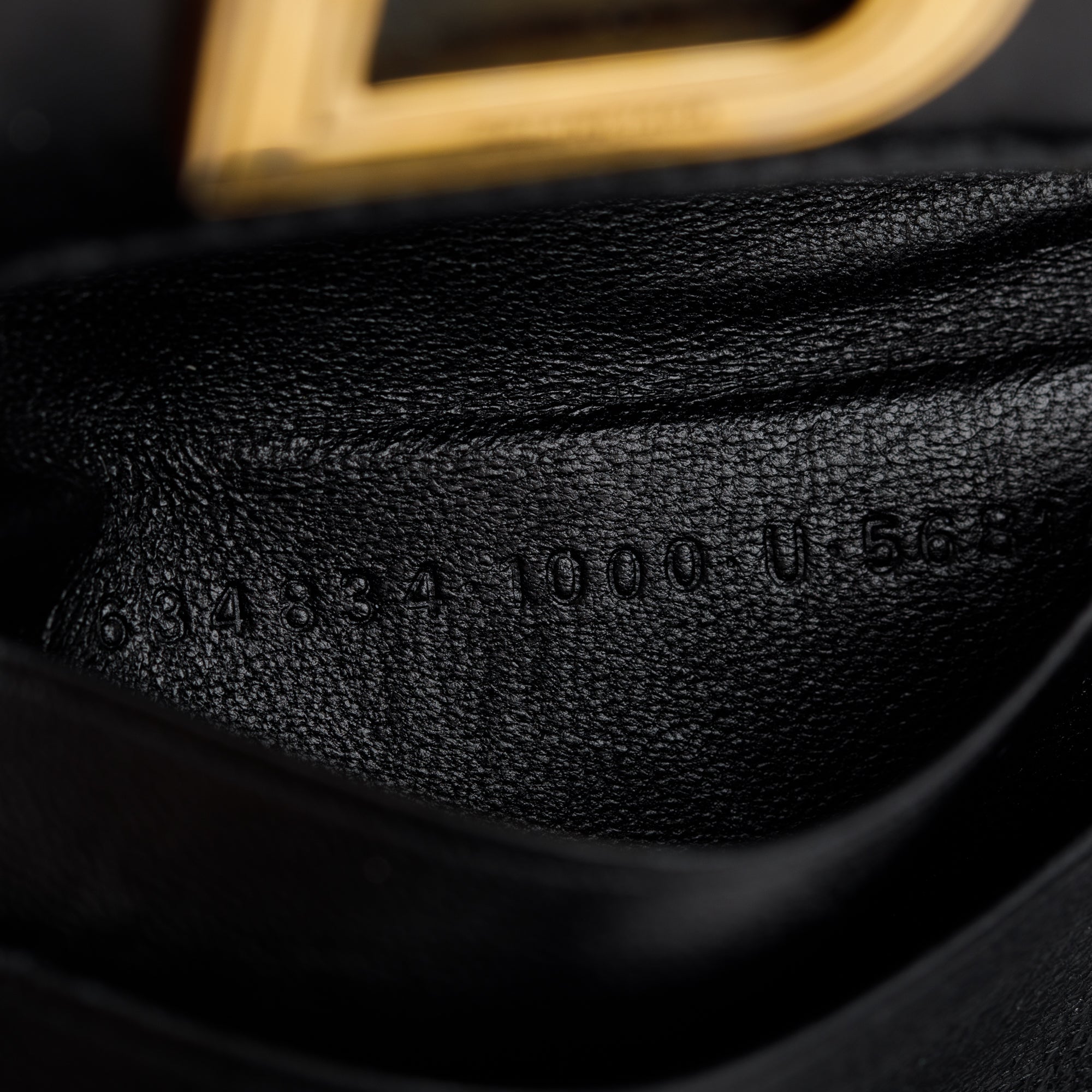 Balenciaga Black Box Calfskin Leather Hourglass Mini Wallet w/ Box