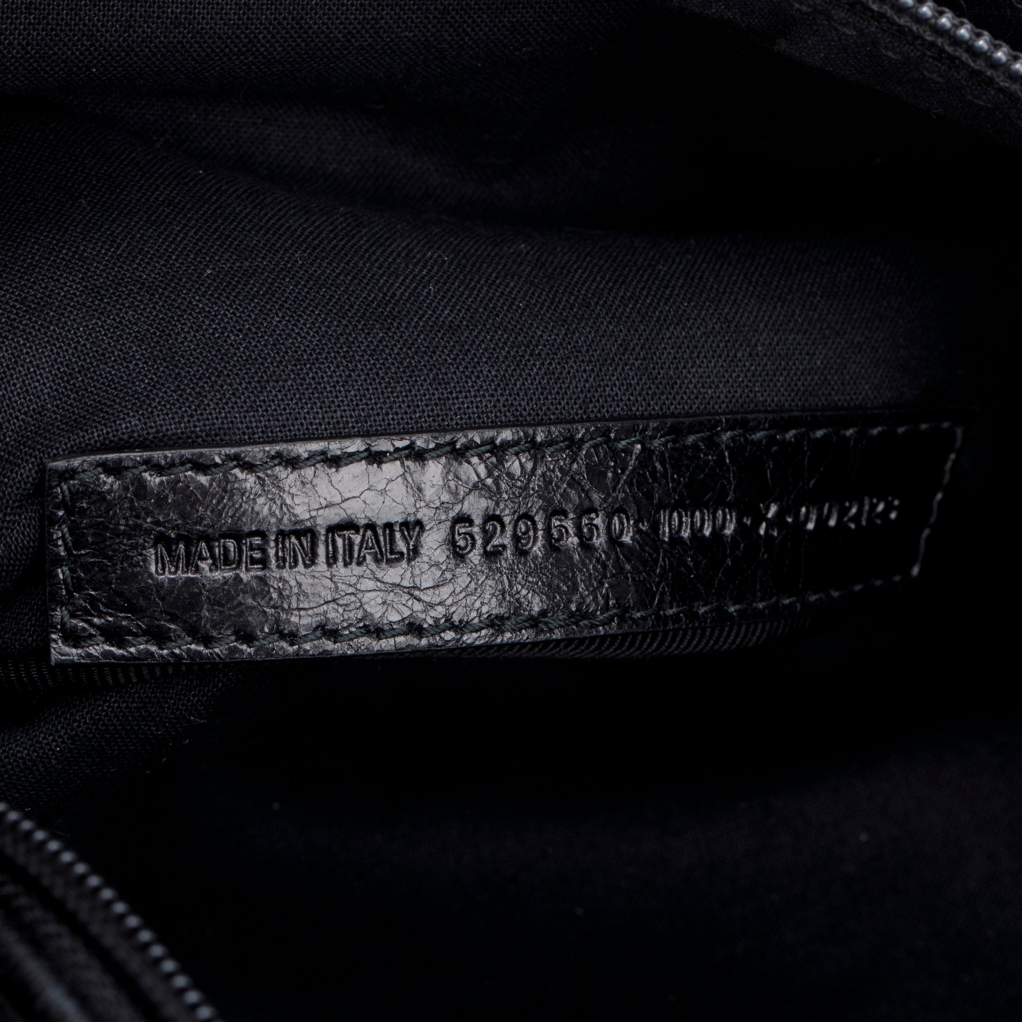 Balenciaga Black Calfskin Leather Explorer Belt Bag