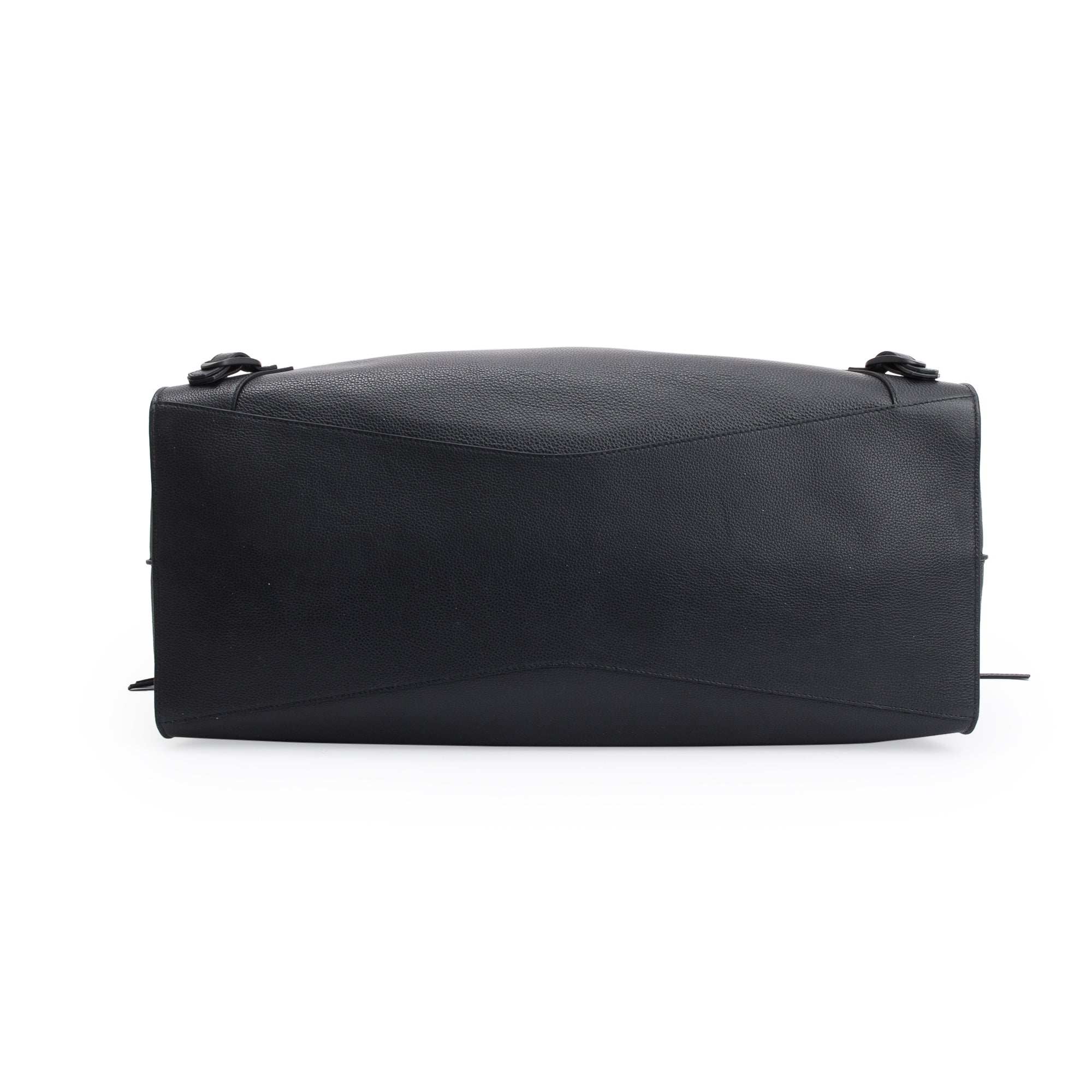 Balenciaga Black Calfskin Leather Large Neo Classic City Duffle Bag