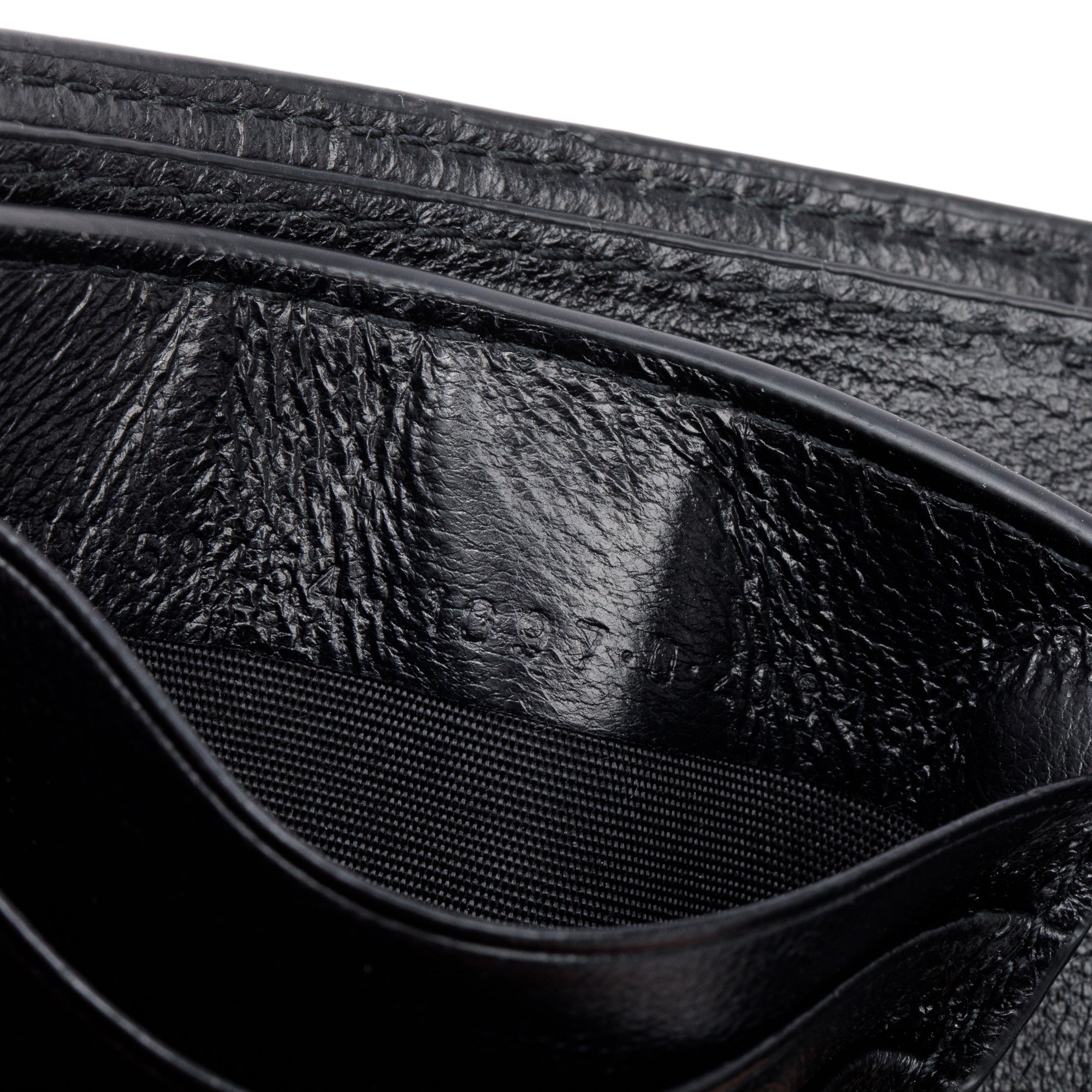 Balenciaga Black Calfskin Leather Logo Cash Square Bifold Wallet