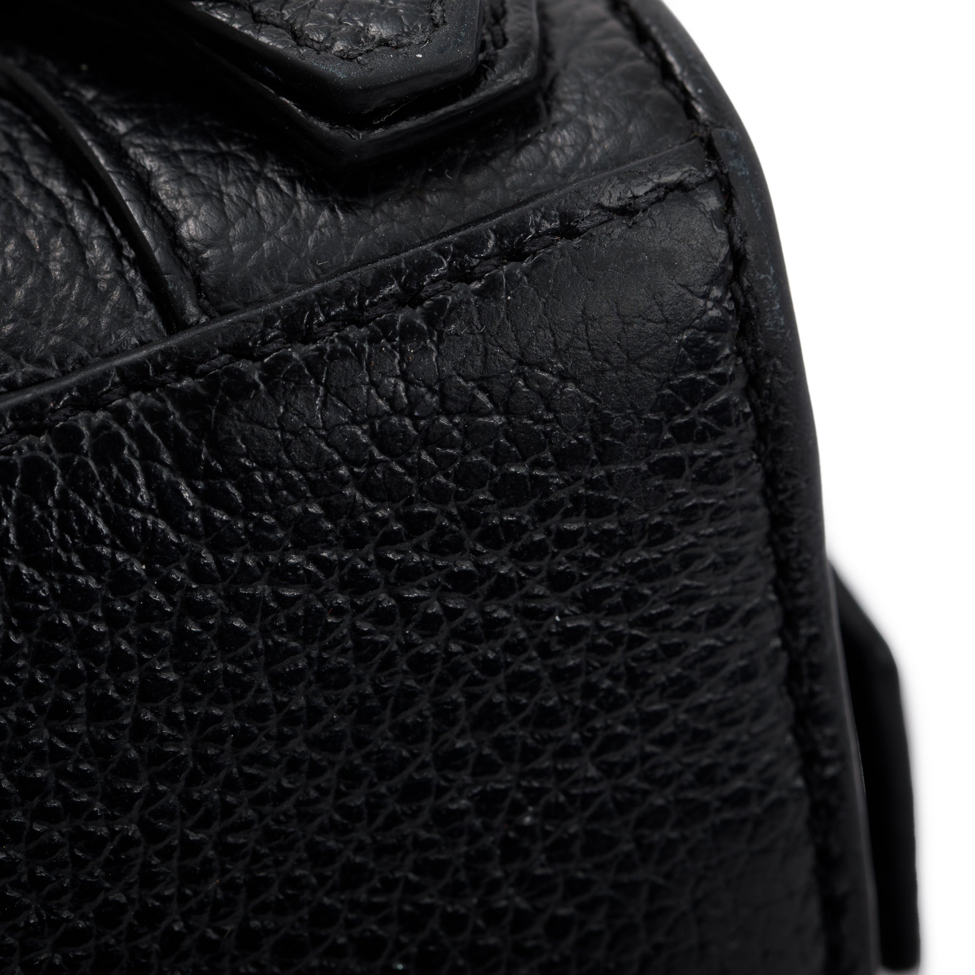 Balenciaga Black Calfskin Leather MIni Neo Classic Top Handle Bag w/ Strap