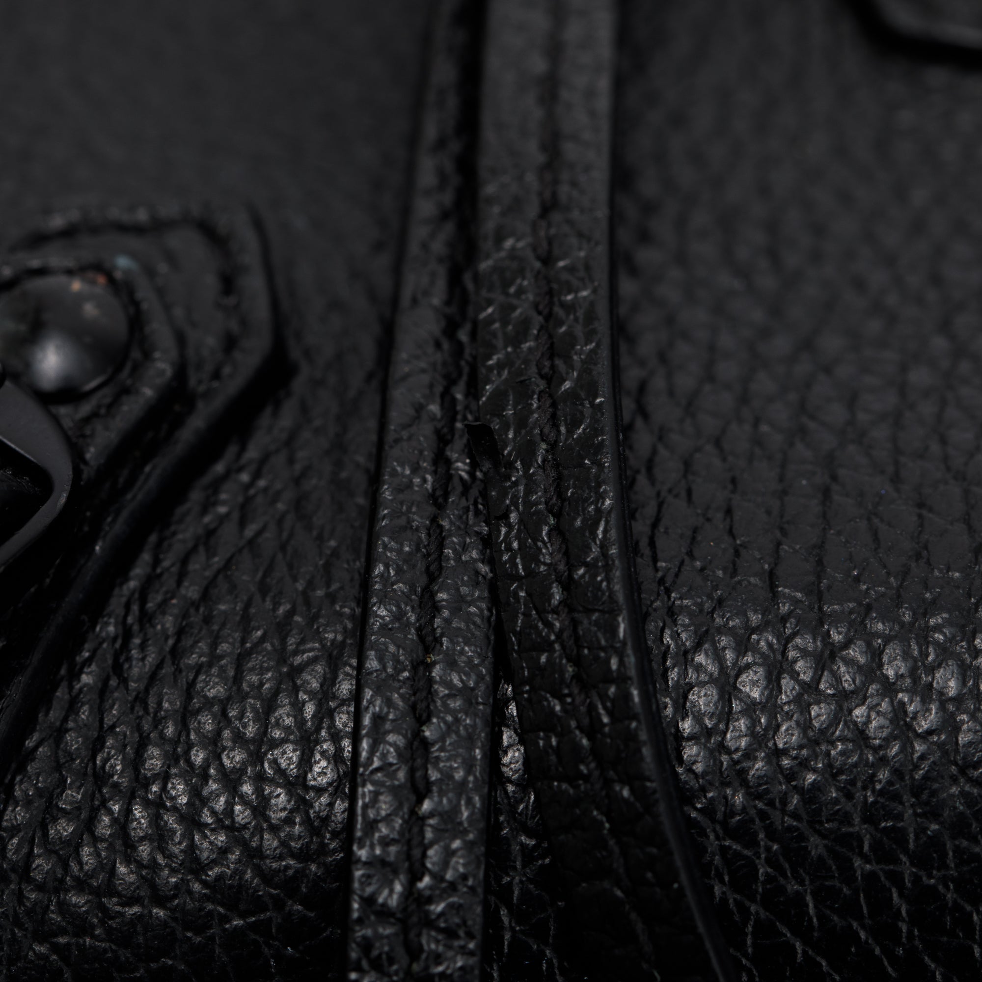 Balenciaga Black Calfskin Leather MIni Neo Classic Top Handle Bag w/ Strap