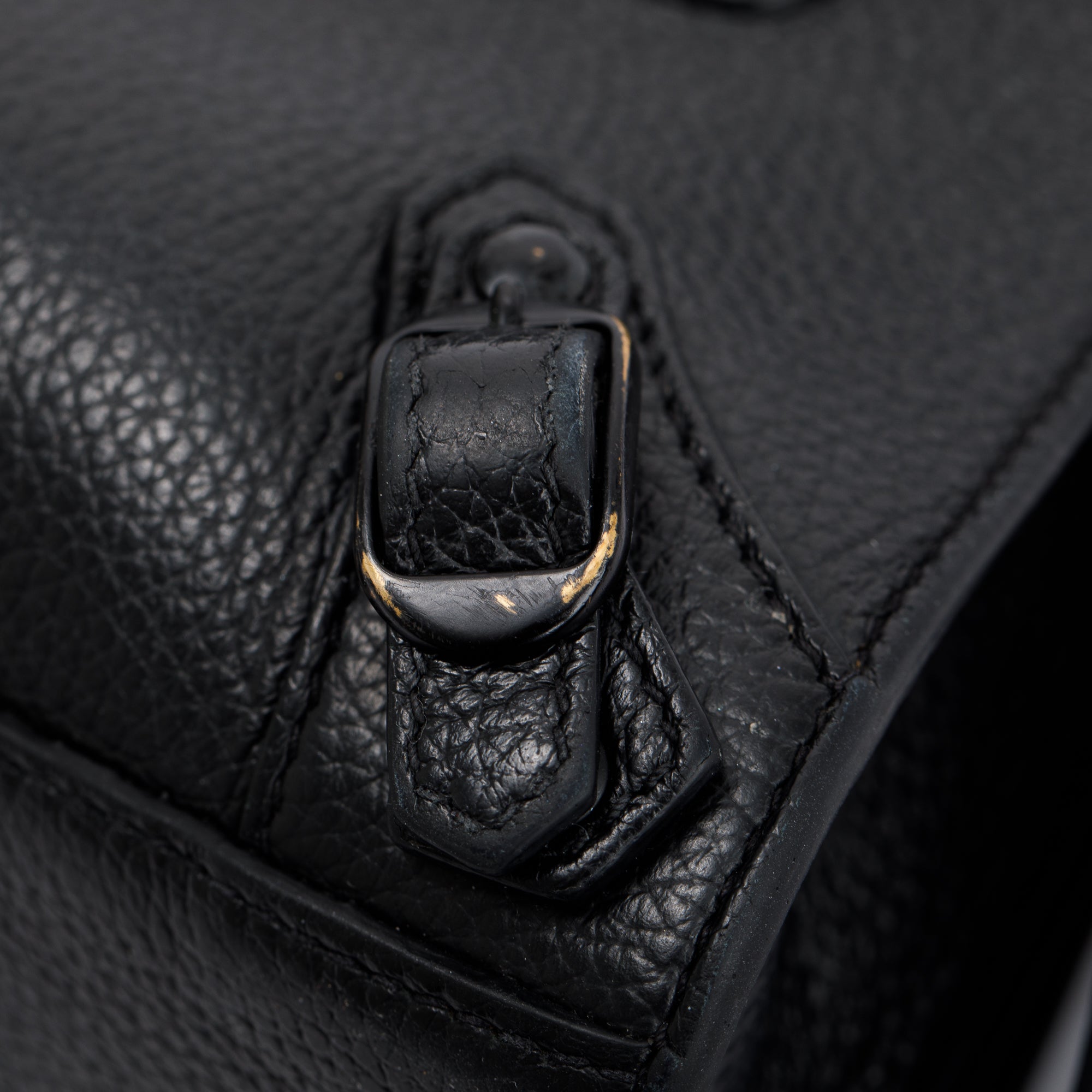 Balenciaga Black Calfskin Leather MIni Neo Classic Top Handle Bag w/ Strap