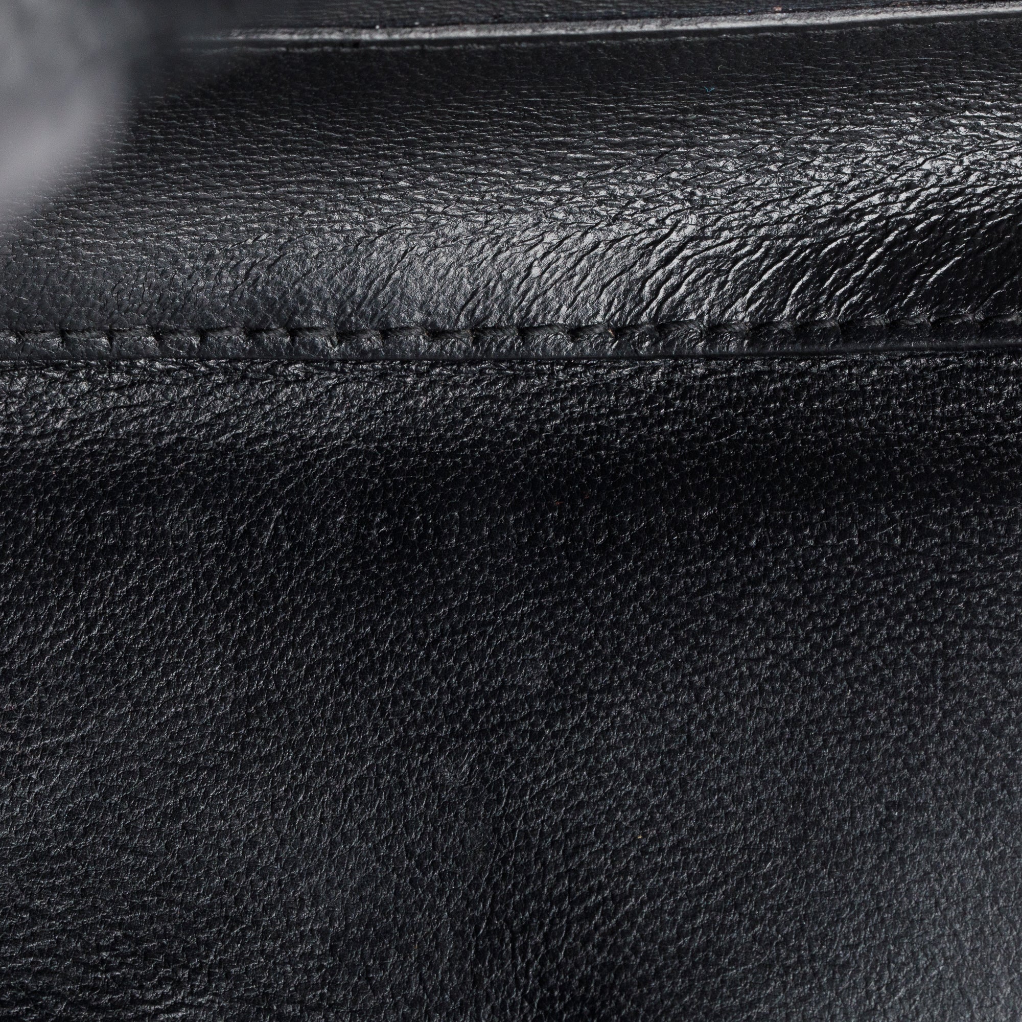 Balenciaga Black Croc-Embossed Calfskin Leather Triangle Clutch w/ Strap