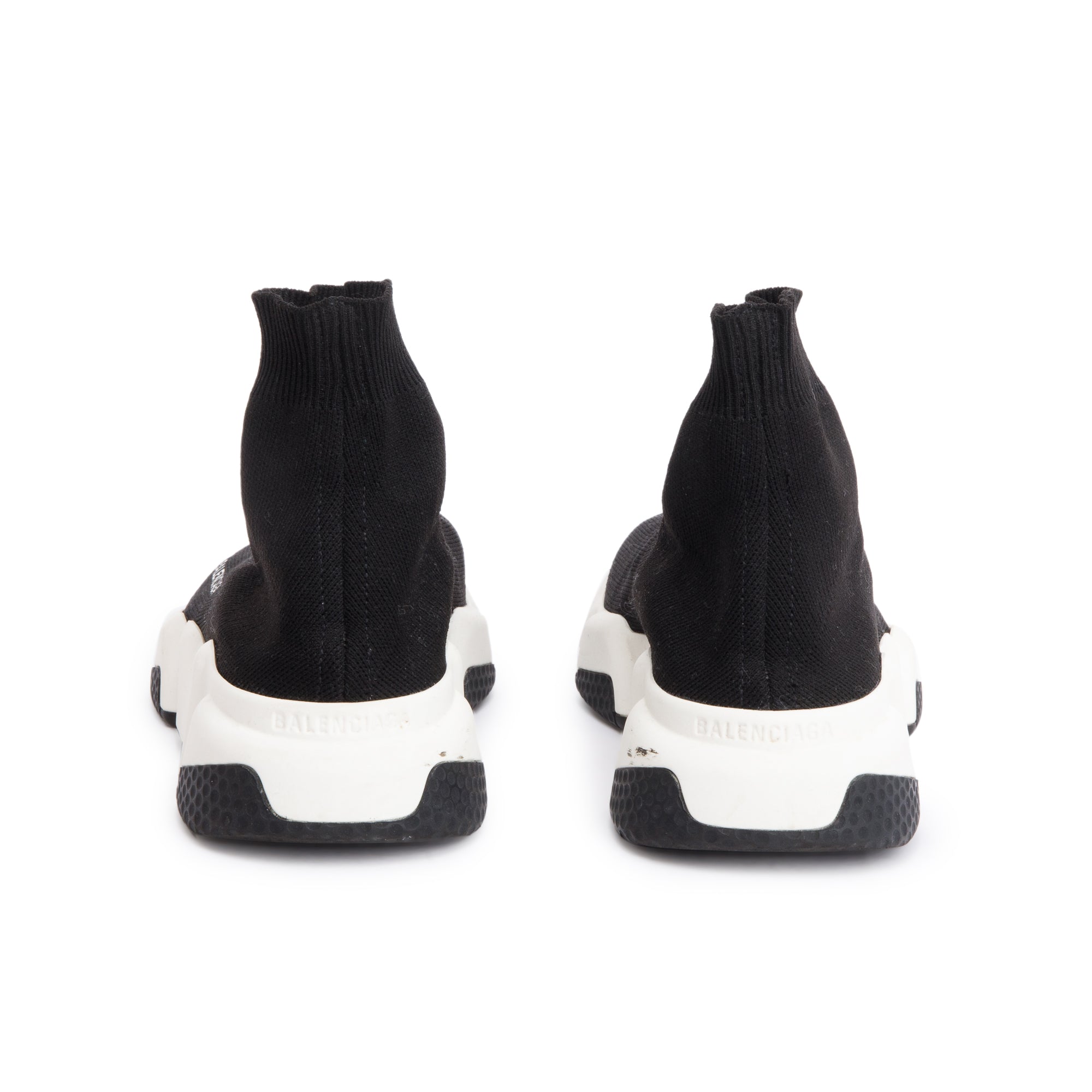 Balenciaga Black Knit Speed LT Trainer Sock Sneaker, Size 35