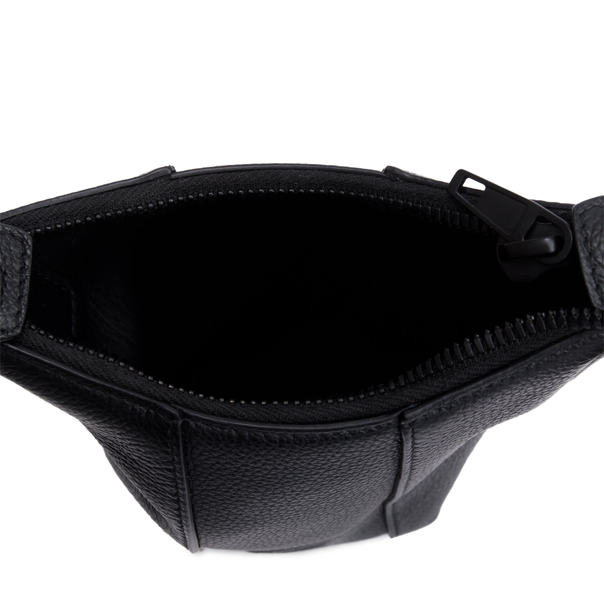 Balenciaga Black Leather Hourglass Phone Holder Crossbody Bag