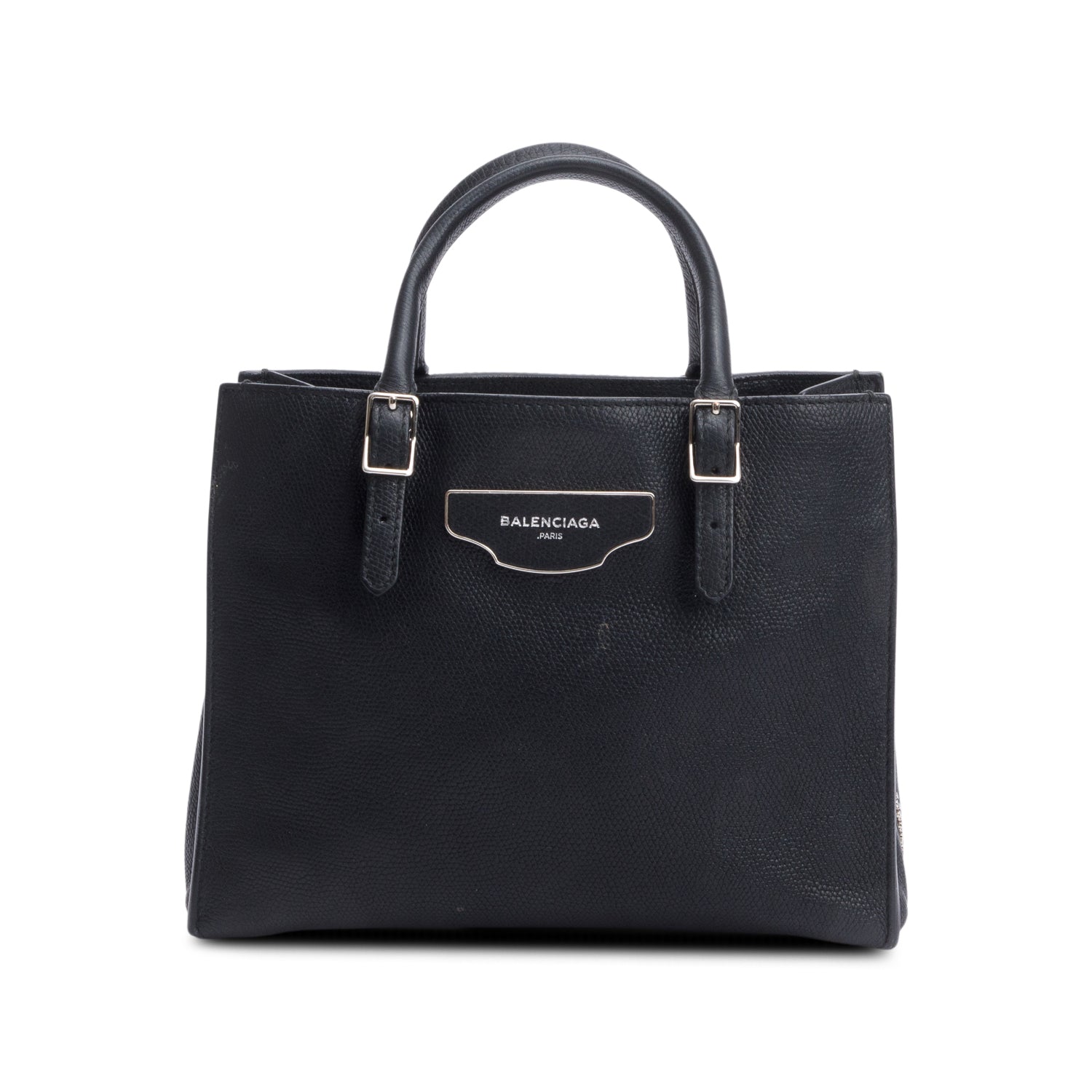 Balenciaga Black Veau Papier A4 Mini Tote