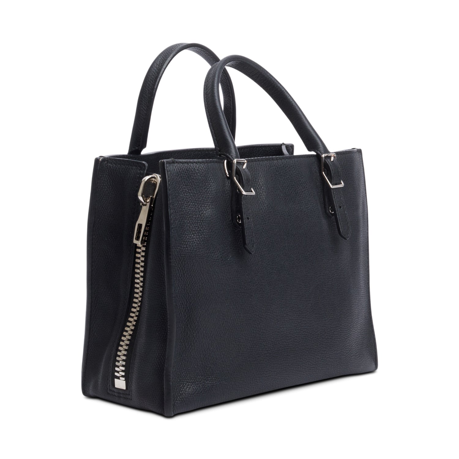 Balenciaga Black Veau Papier A4 Mini Tote