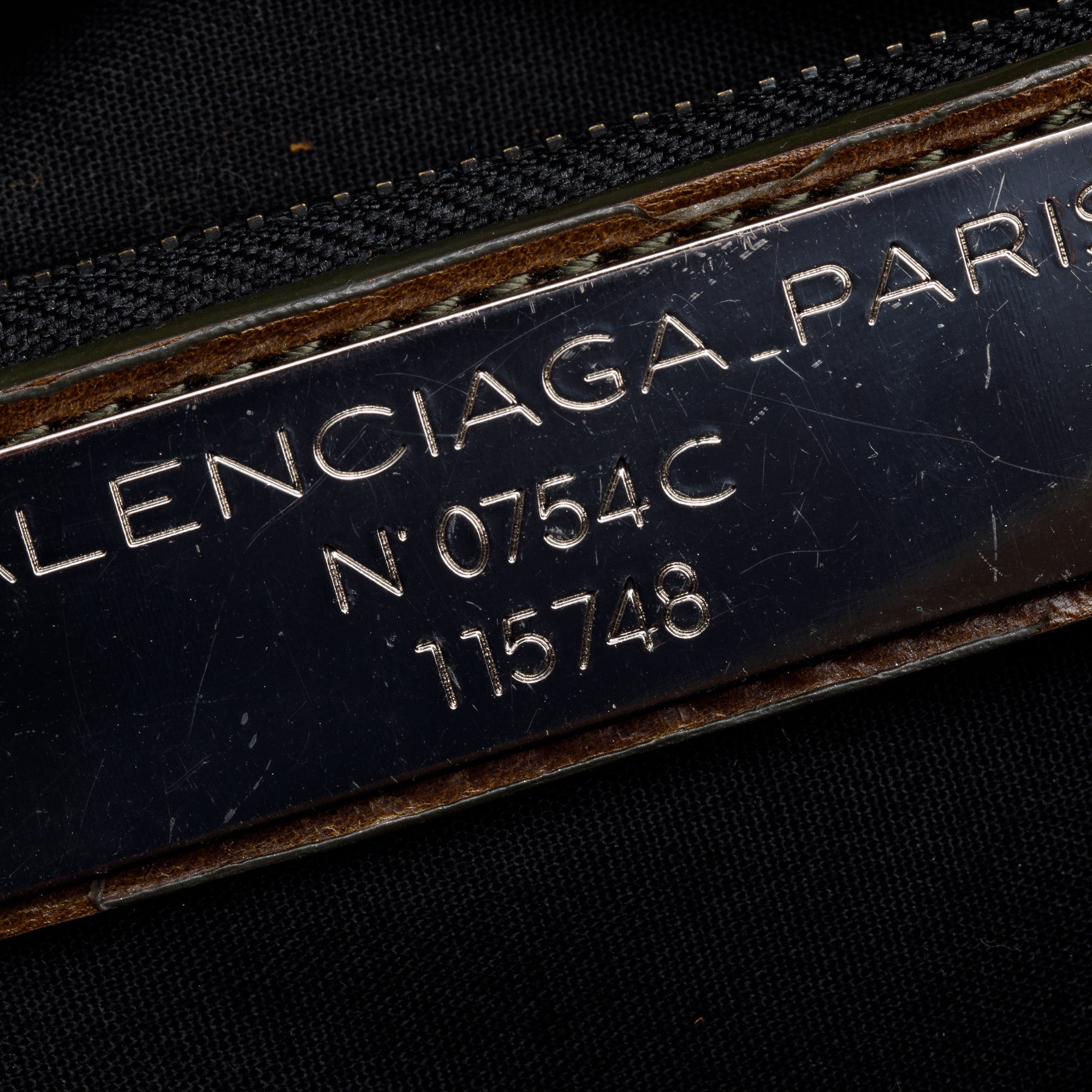 Balenciaga Brown Agneau Leather Le City Medium Bag