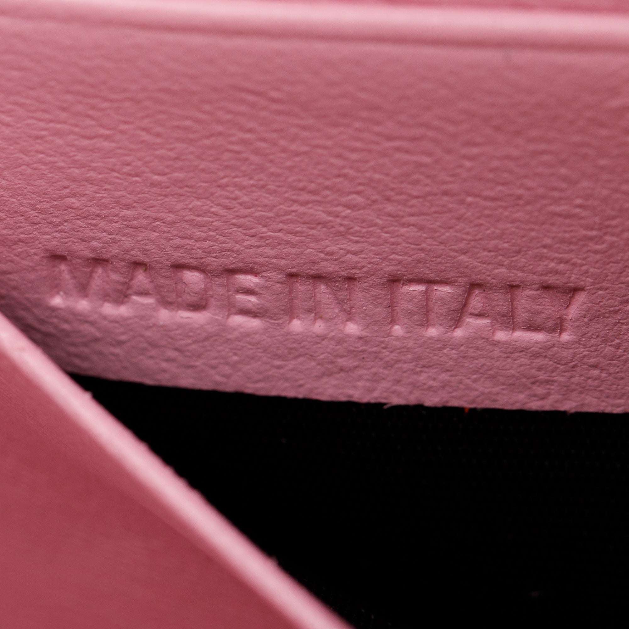 Balenciaga Crocodile Embossed Hourglass Wallet on Chain