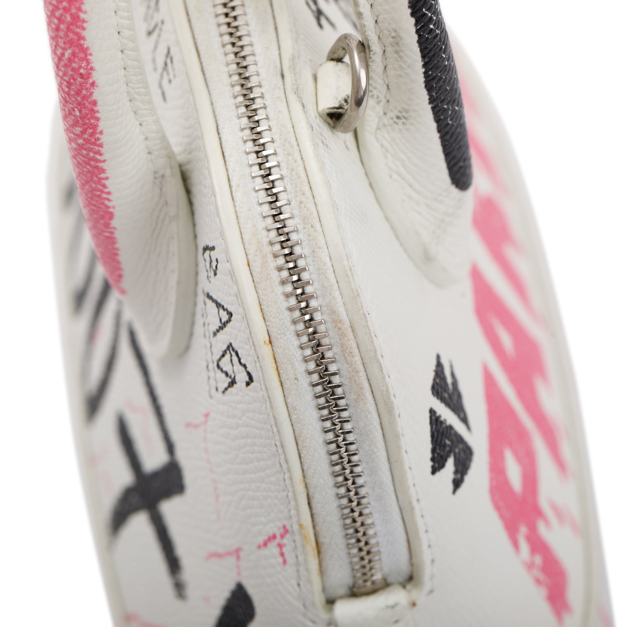 Balenciaga Graffiti Ville XXS Top Handle Bag w/ Strap & Box
