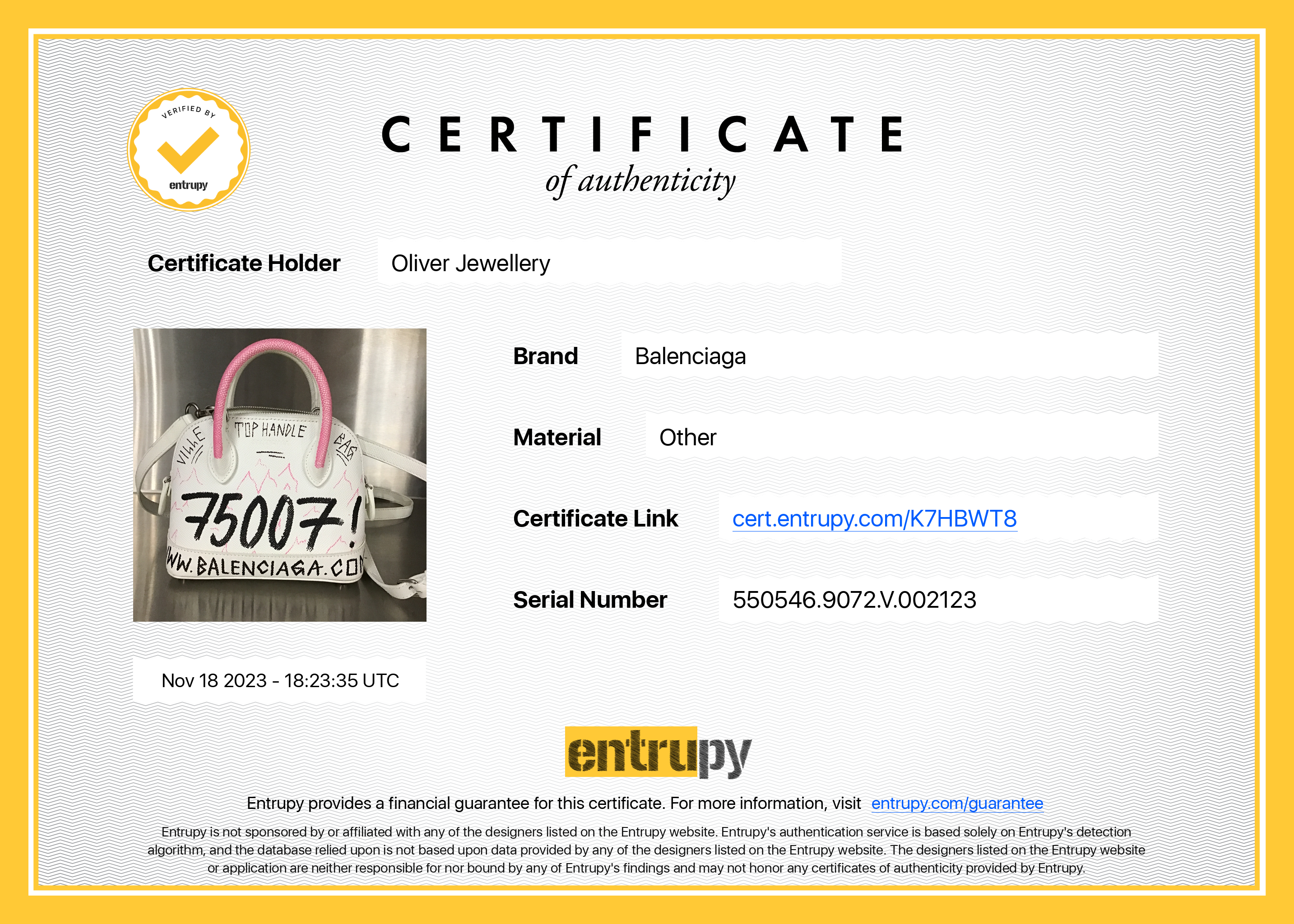 Balenciaga Graffiti Ville XXS Top Handle Bag w/ Strap & Box