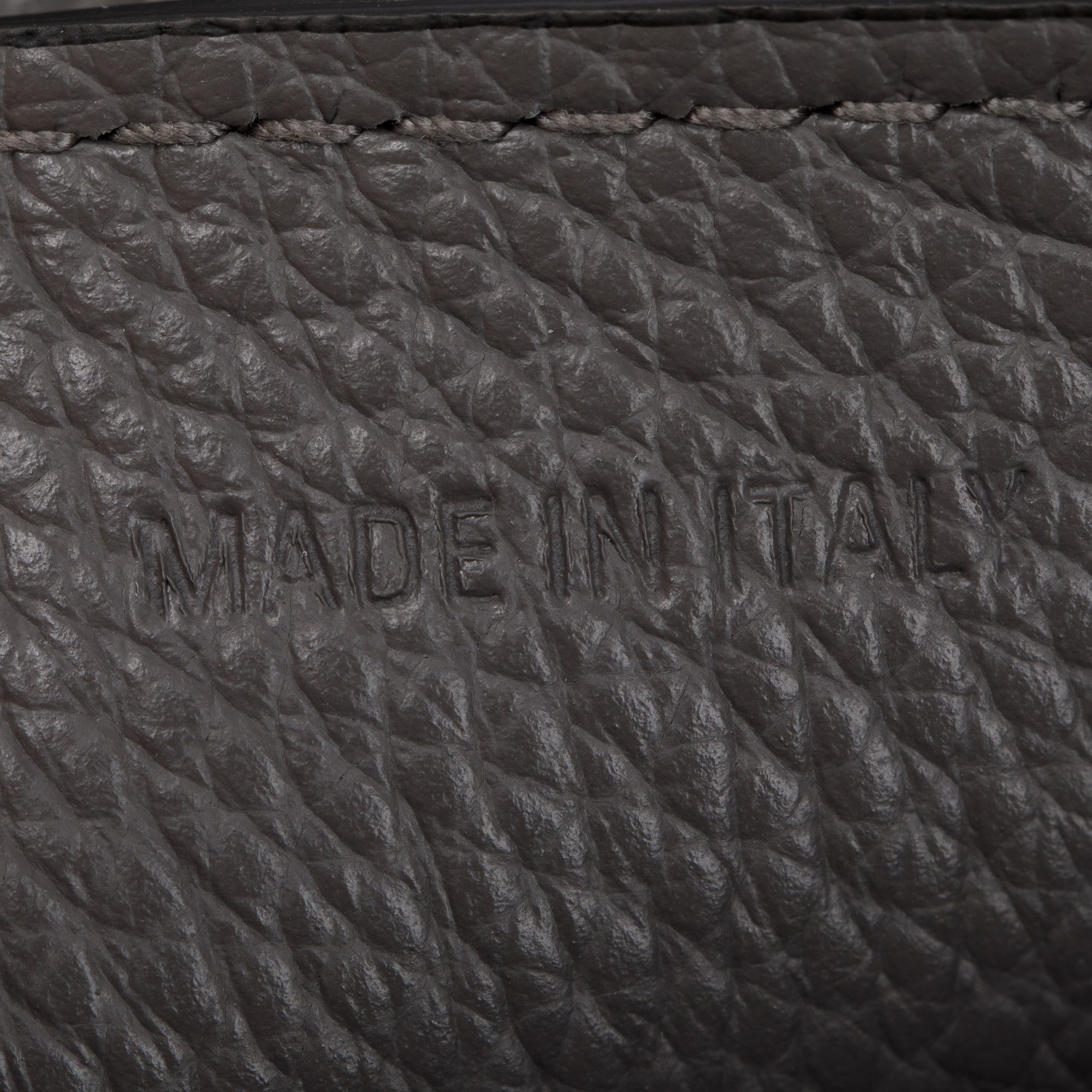 Balenciaga Grey Calfskin Leather Nano Neo Classic Top Handle Bag w/ Strap