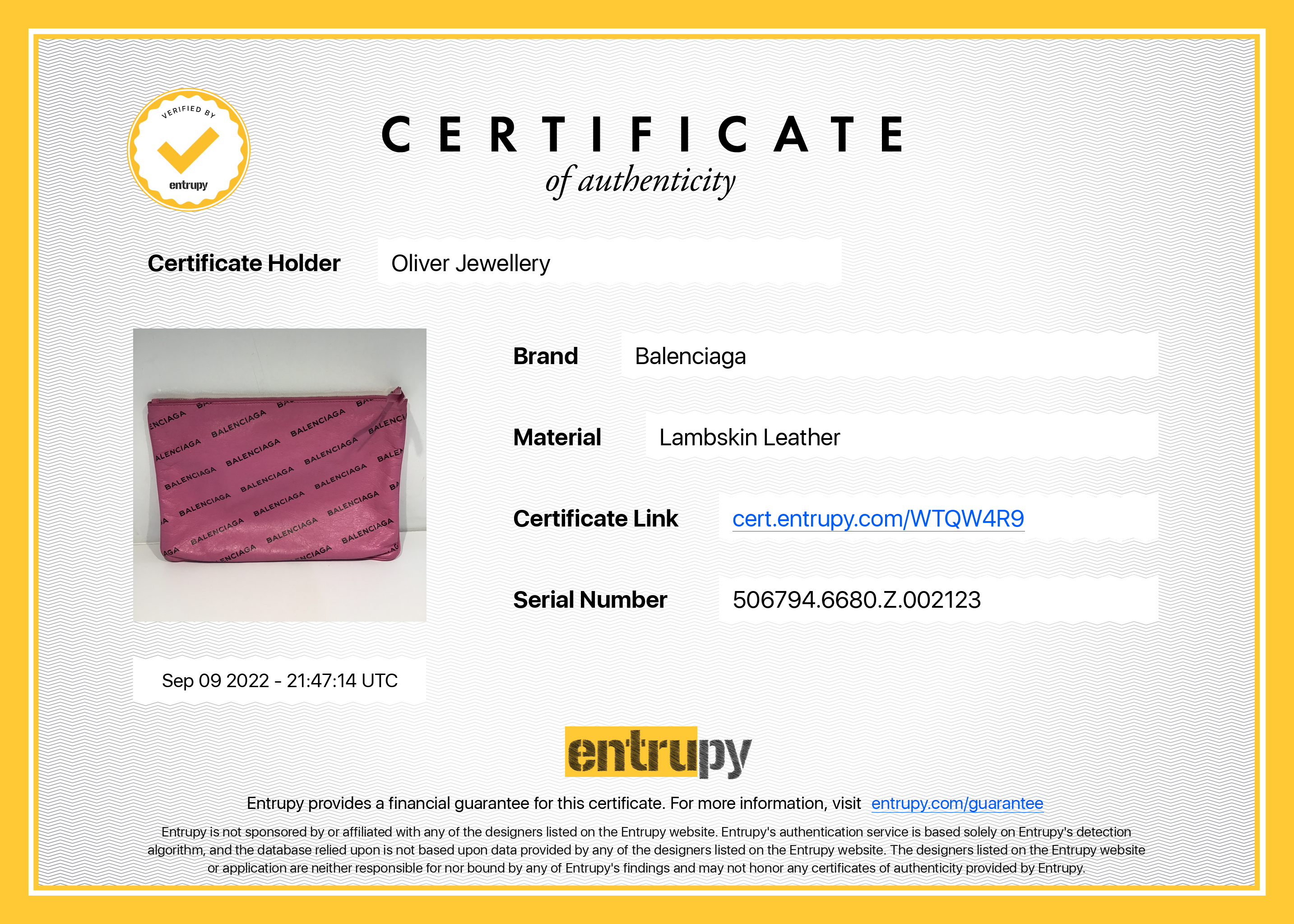 Balenciaga Logo Leather Bazar Pouch