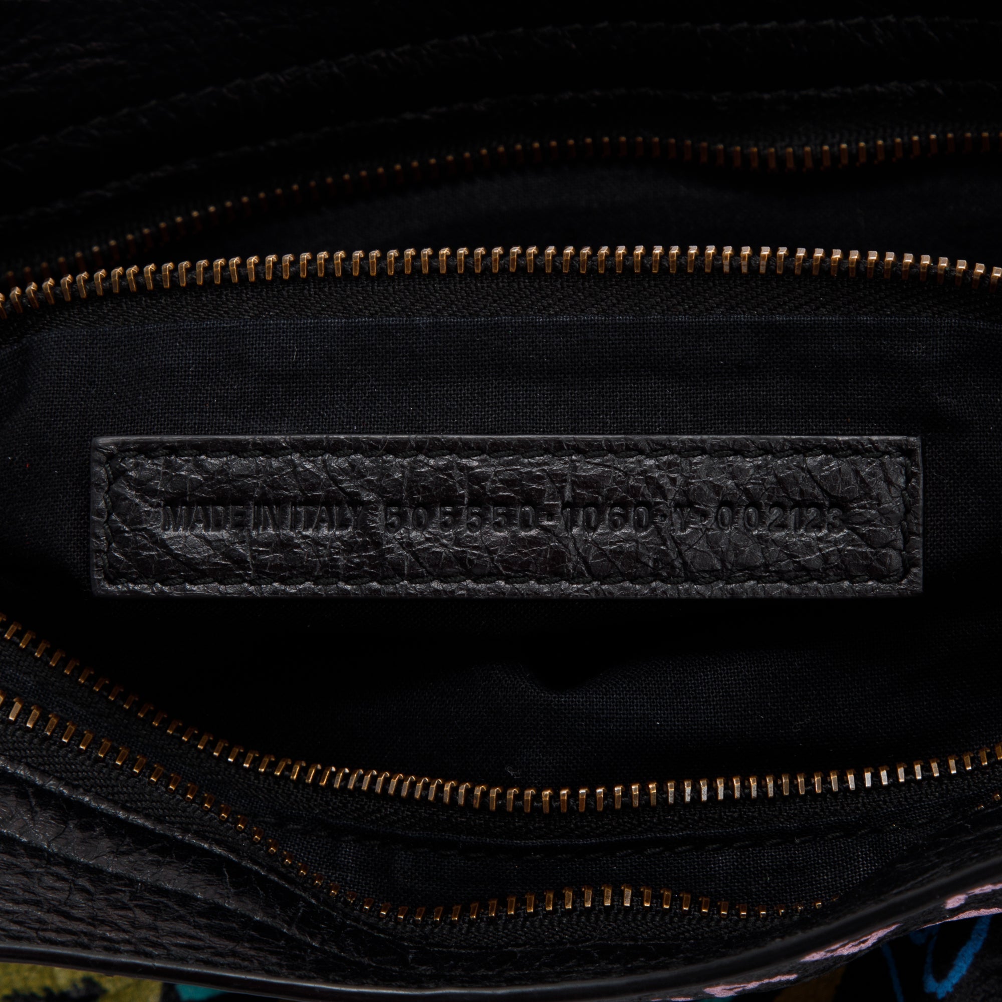 Balenciaga Medium Graffiti Motocross Classic City Bag