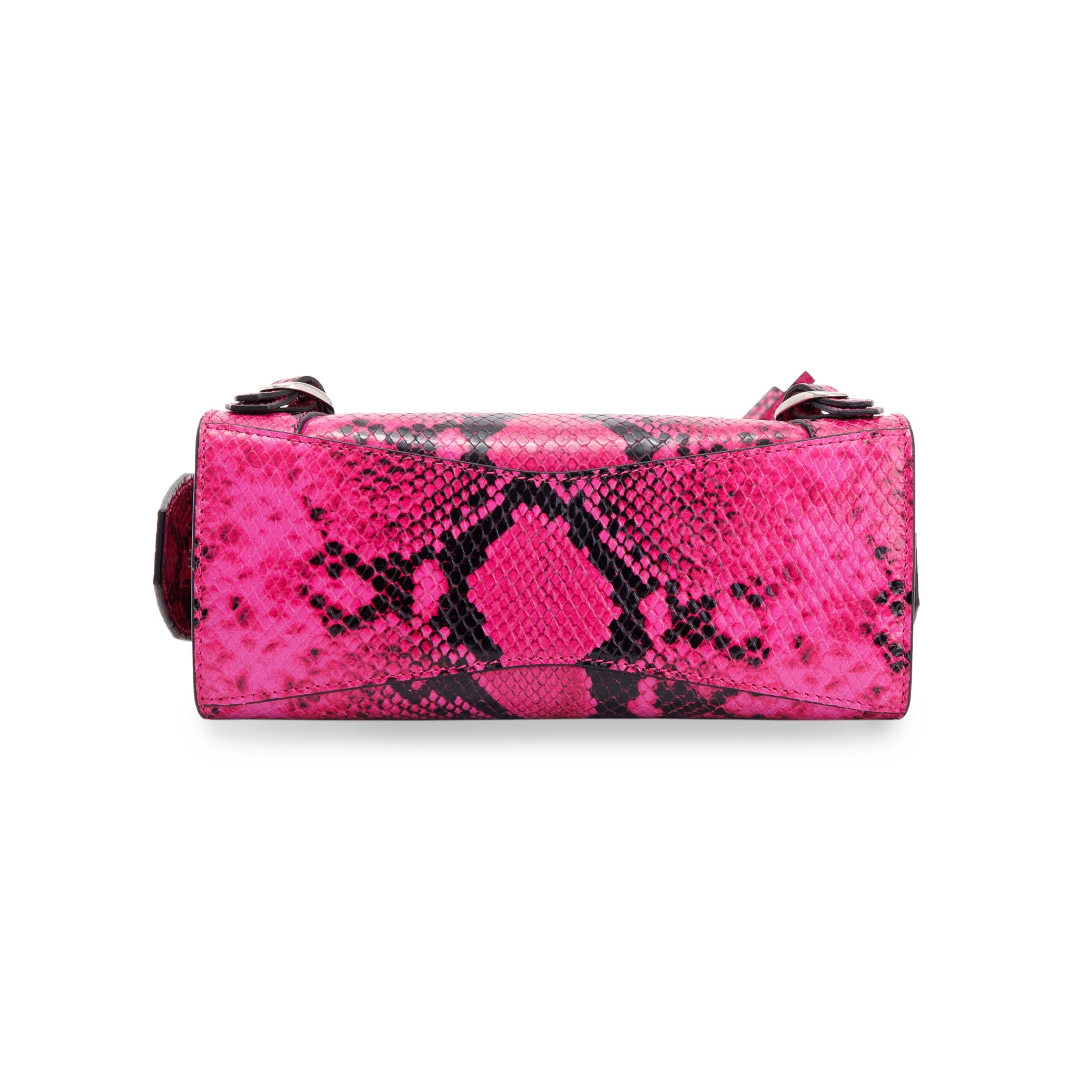 Balenciaga Python Embossed Neo Classic Mini City Bag w/ Strap