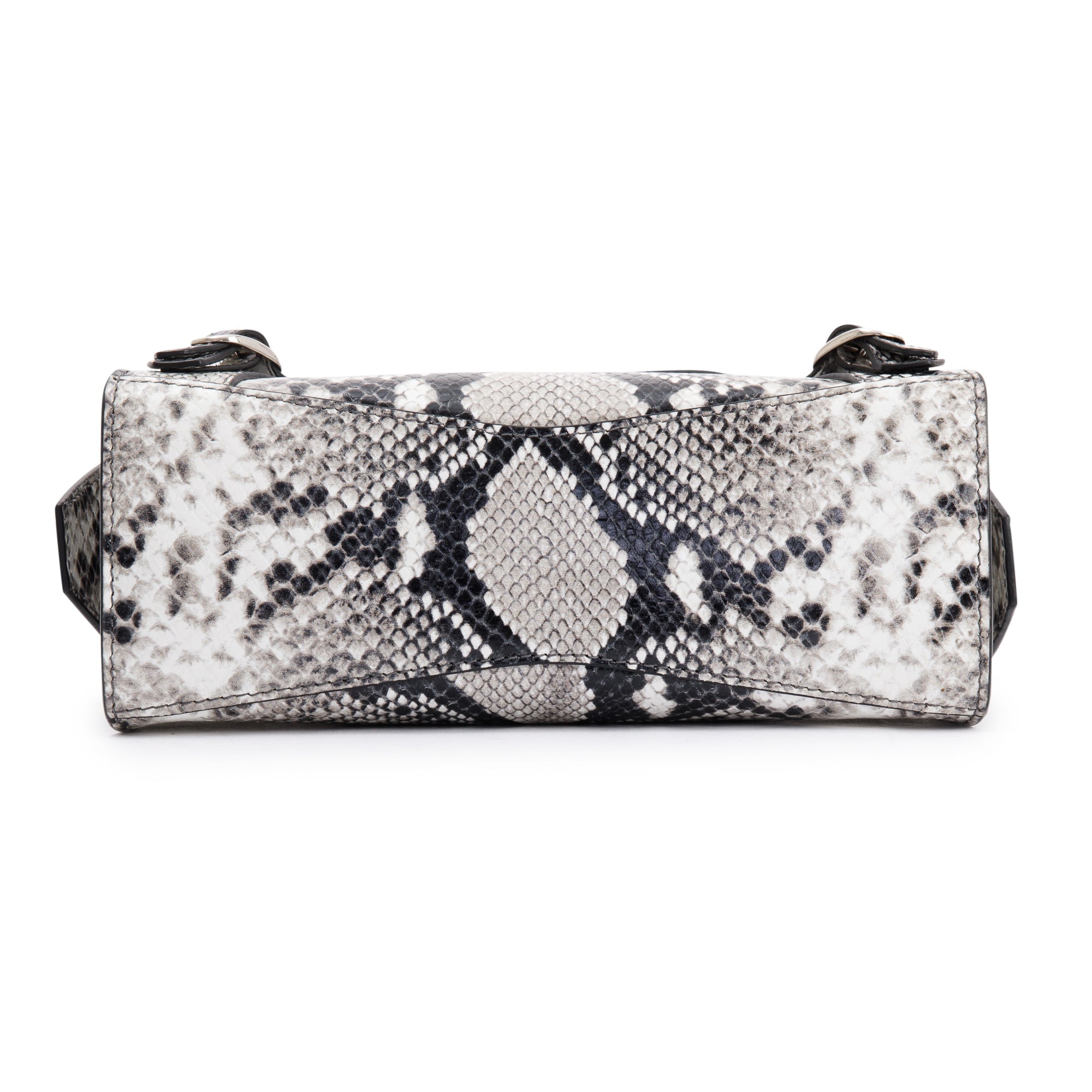 Balenciaga Python Embossed Neo Classic Mini City Bag w/ Strap