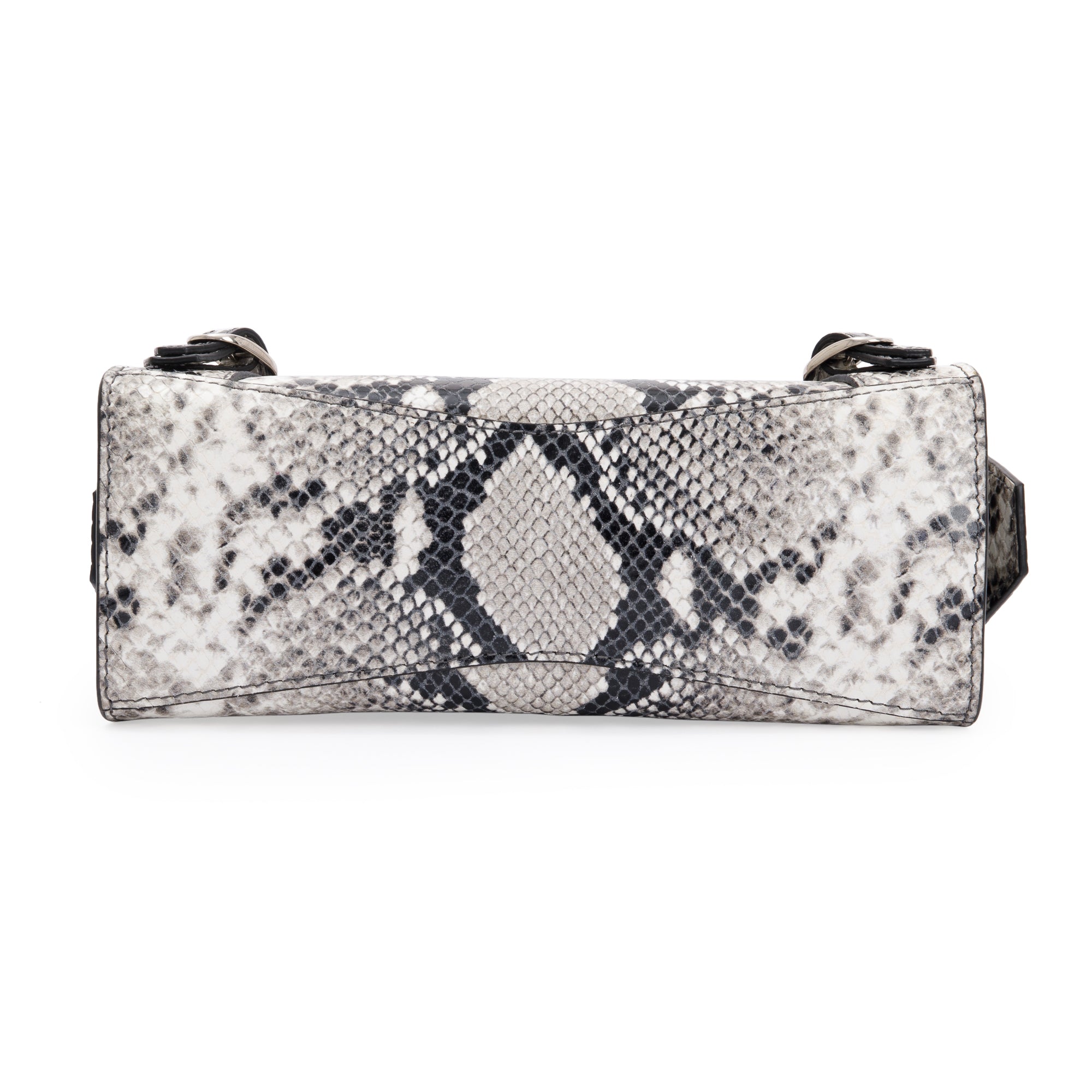 Balenciaga Python Embossed Neo Classic Mini City Bag w/ Strap