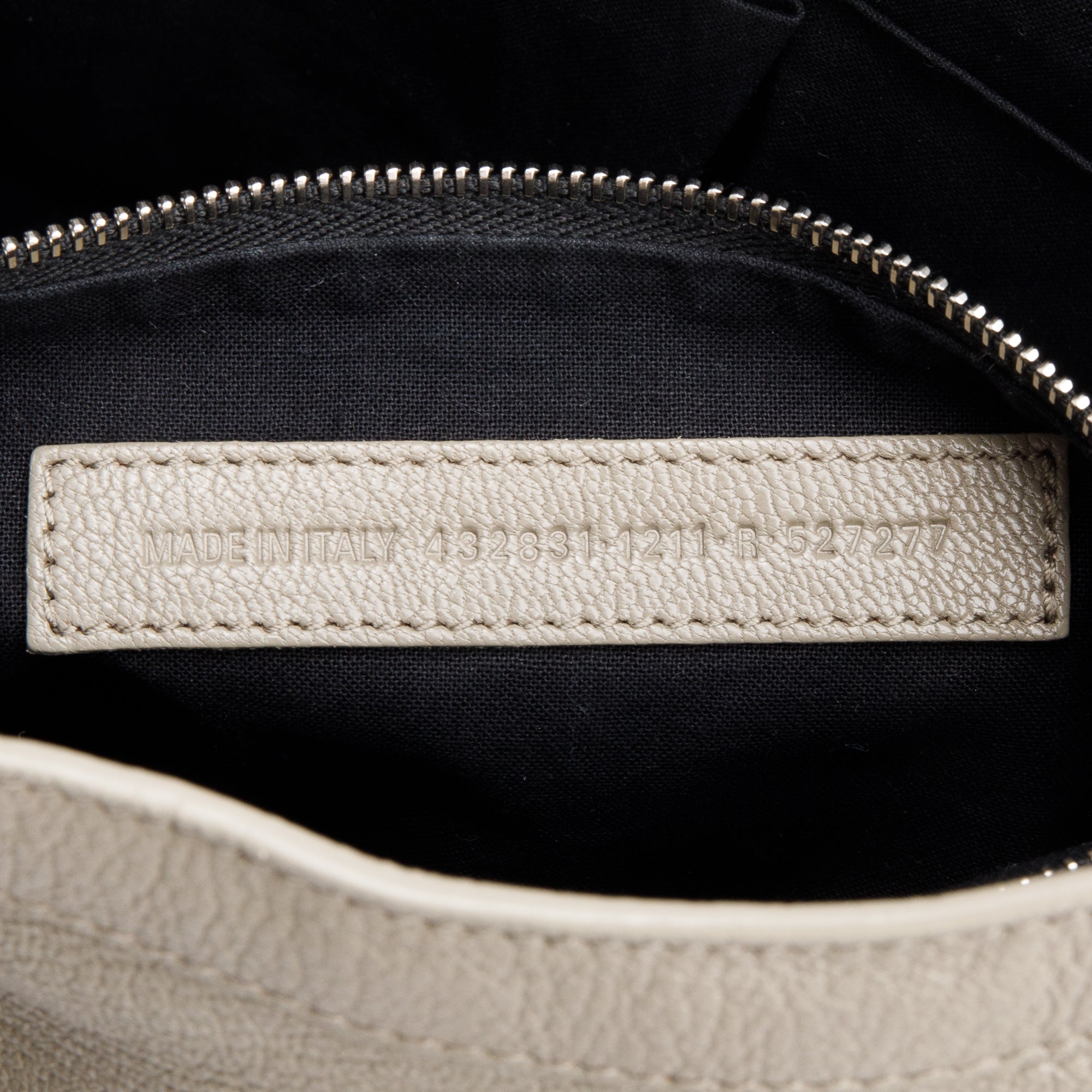 Balenciaga Taupe Chevre Leather Small Metallic Edge City Bag w/ Strap