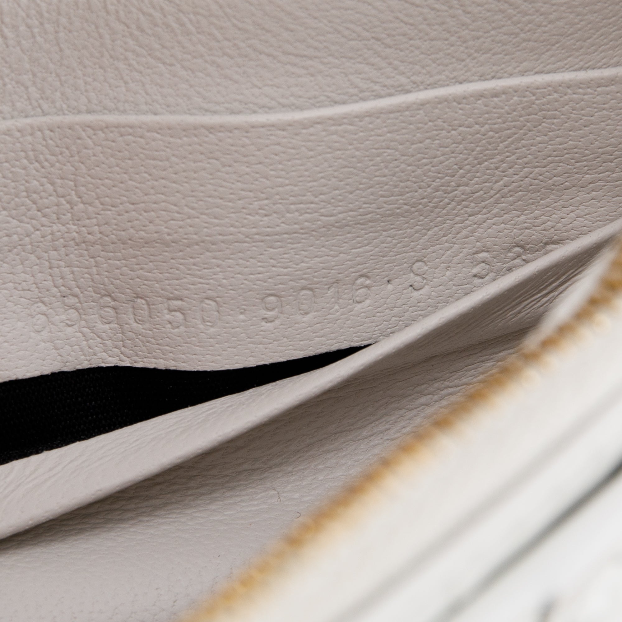 Balenciaga White Crocodile Embossed Hourglass Wallet on Chain