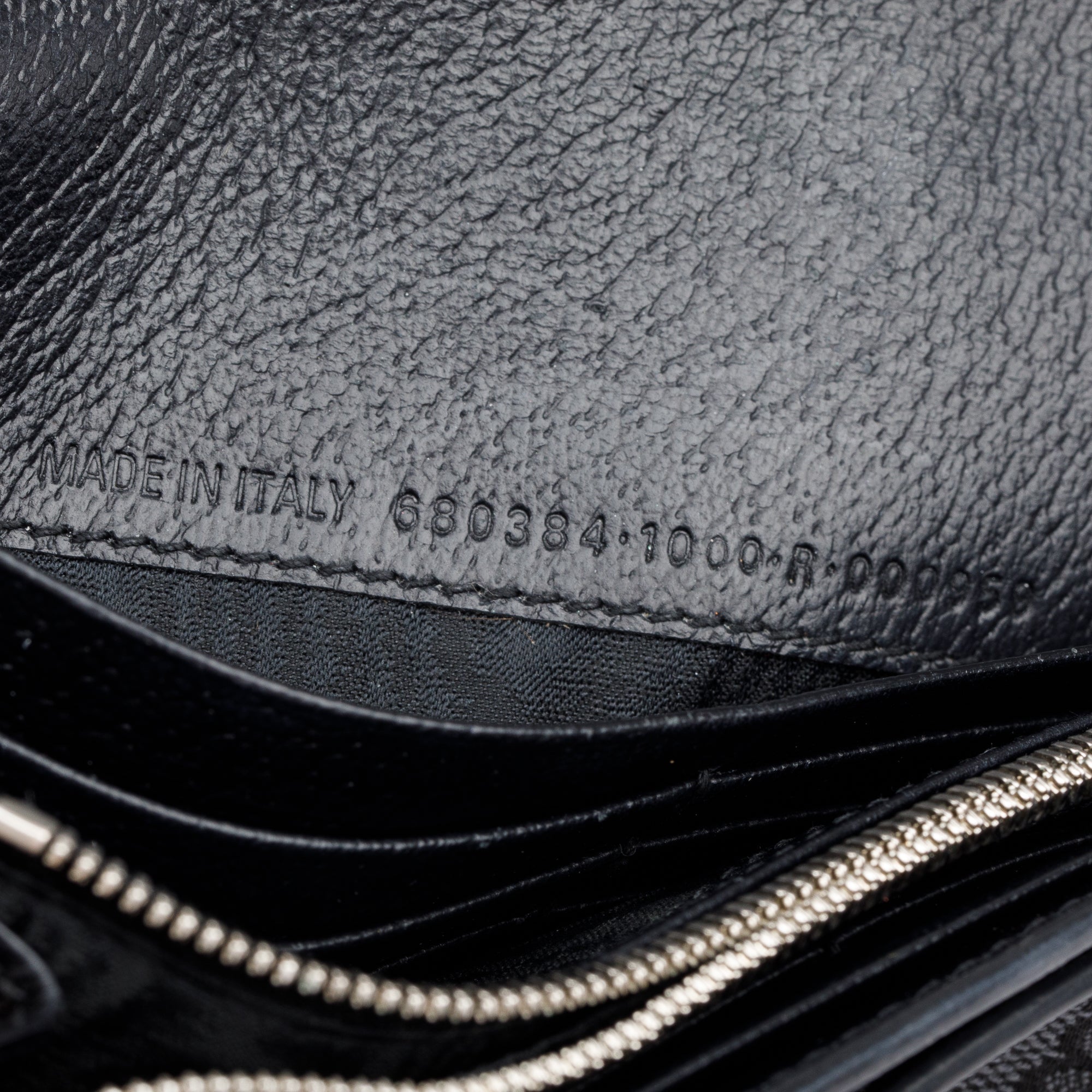 Balenciaga X Gucci The Hacker Project Black GG Canvas Web Continental Wallet w/ Box & Receipt