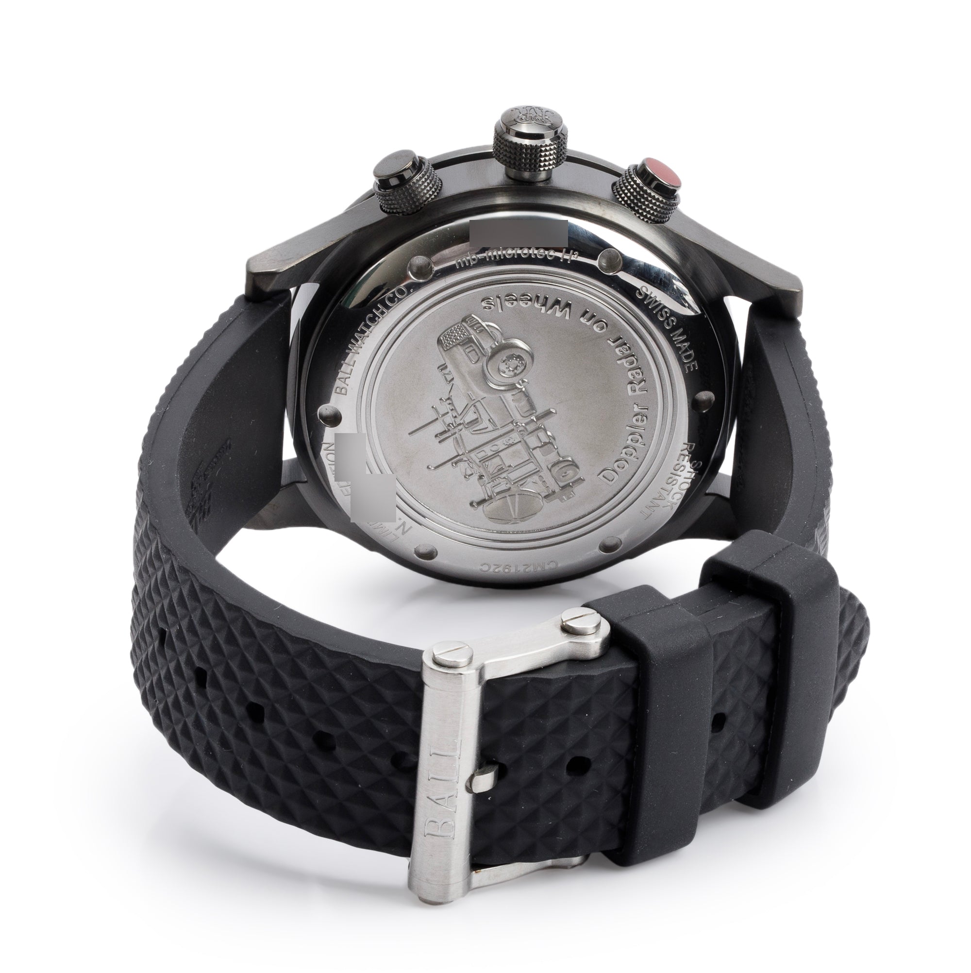 Ball 2023 Stainless Steel & Black DLC Fireman Storm Chaser 41 MM Automatic Chronograph Watch w/ Box & Papers