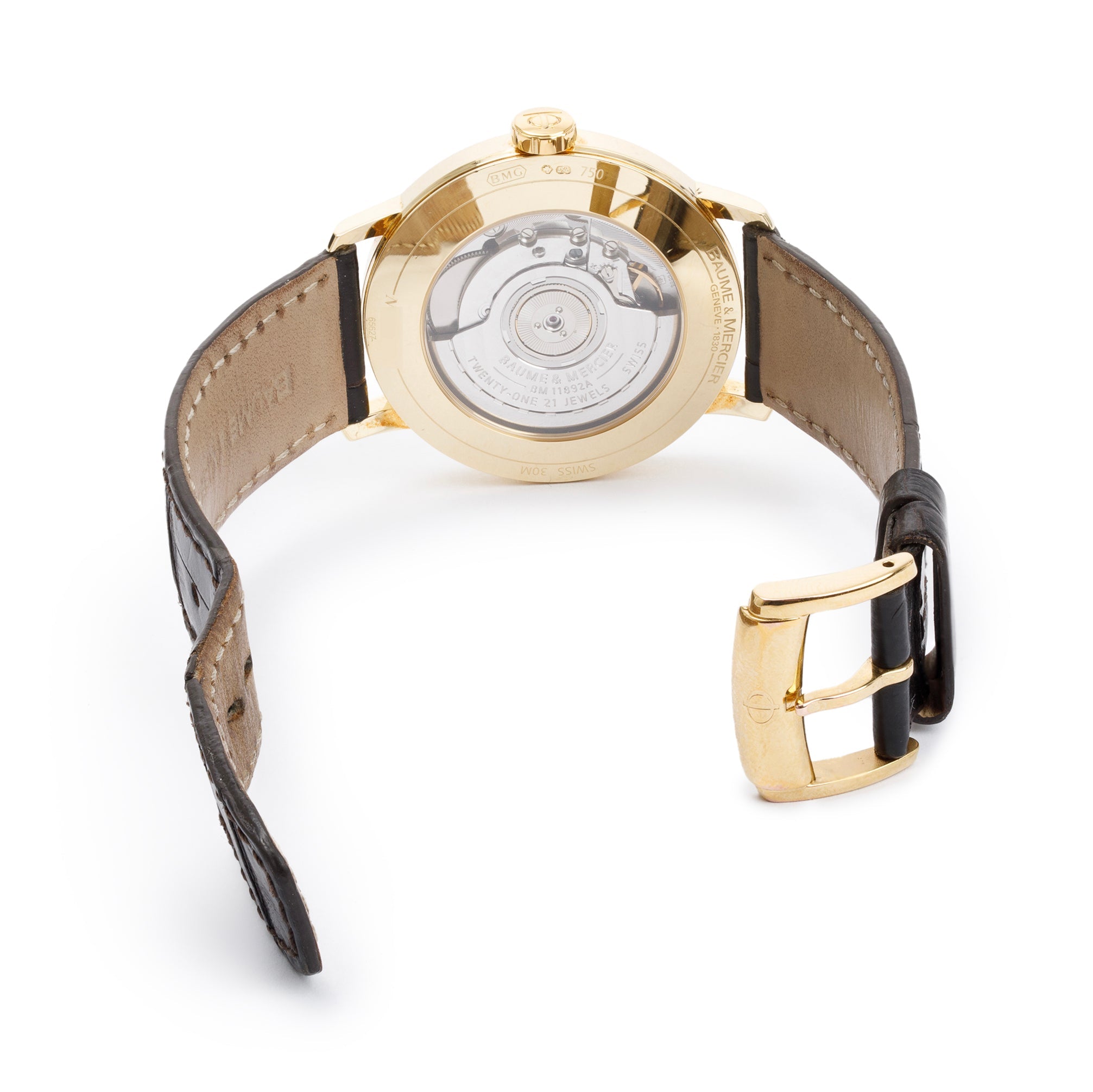 Baume & Mercier 18k Yellow Gold Classima Executive 39 MM Automatic Watch